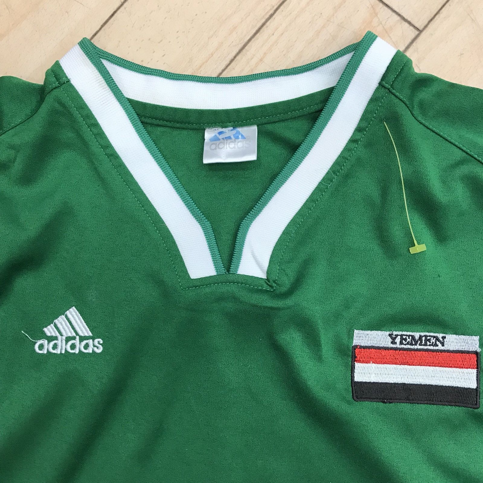 Adidas × Soccer Jersey × Vintage Rare ADIDAS YEMEN SOCCER JERSEY 90s ...