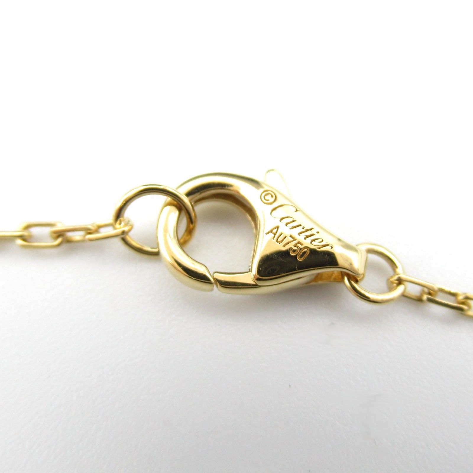 Cartier Cartier Juste Un Clou Diamond Necklace K18 (Yellow Gold) Clear Size ONE SIZE - 4 Thumbnail