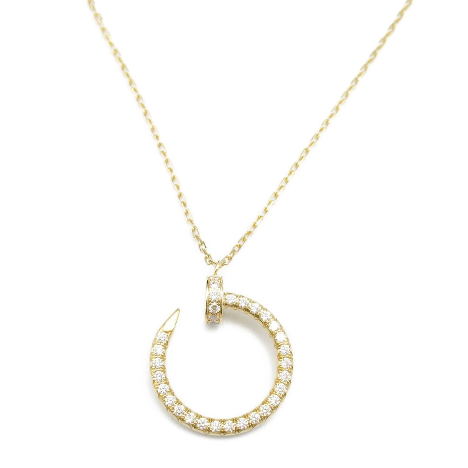 Cartier Cartier Juste Un Clou Diamond Necklace K18 (Yellow Gold) Clear Size ONE SIZE - 2 Thumbnail