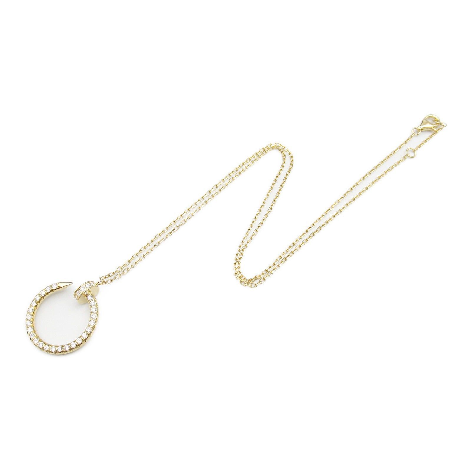 Cartier Cartier Juste Un Clou Diamond Necklace K18 (Yellow Gold) Clear Size ONE SIZE - 3 Thumbnail