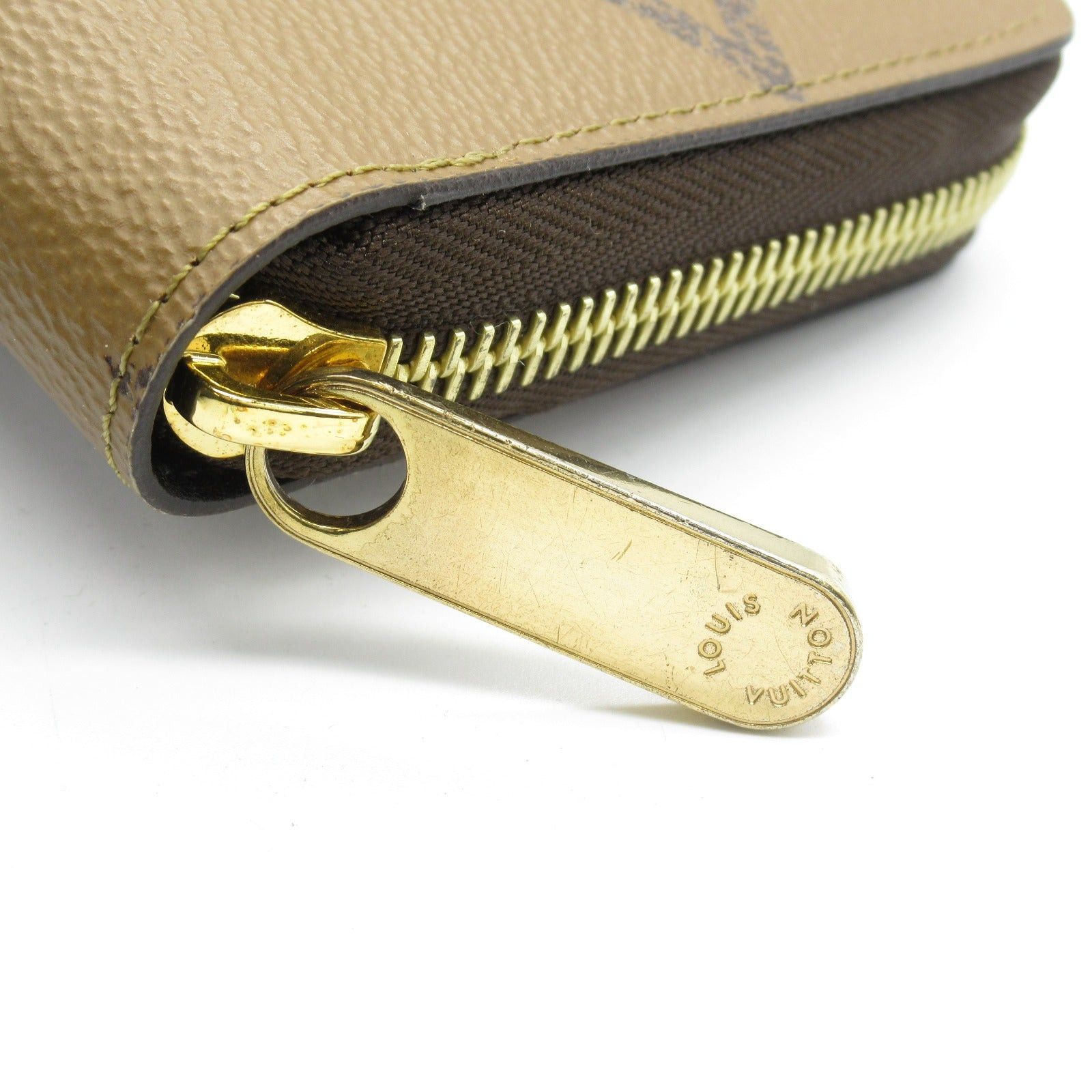 Louis Vuitton Louis Vuitton Zippy Wallet Round Long Zipper Coated Canvas Monogram Giant Reverse Brown Size ONE SIZE - 8 Thumbnail