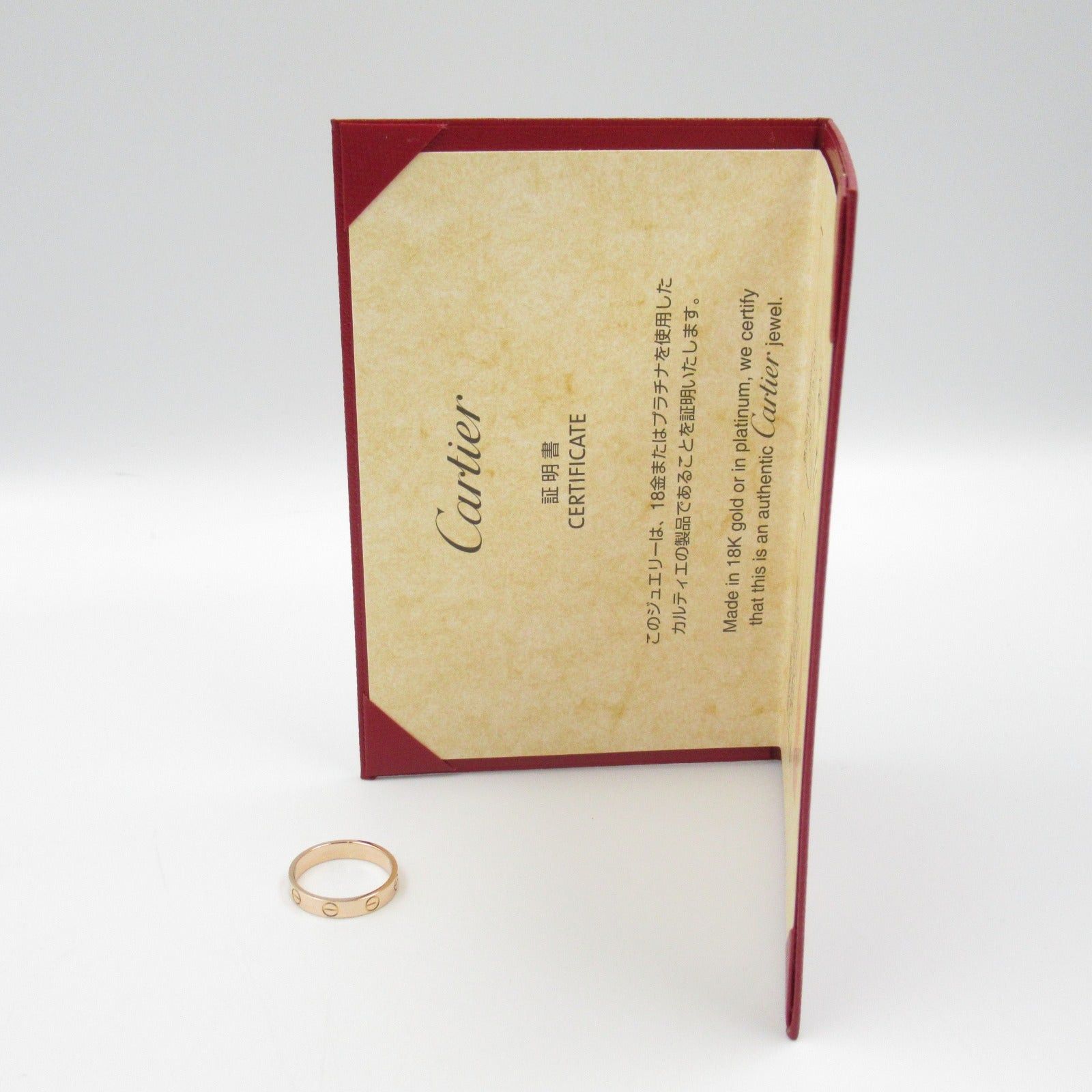 Cartier Cartier Mini Love Ring K18Pg (Pink Gold) Gold Size ONE SIZE - 7 Thumbnail