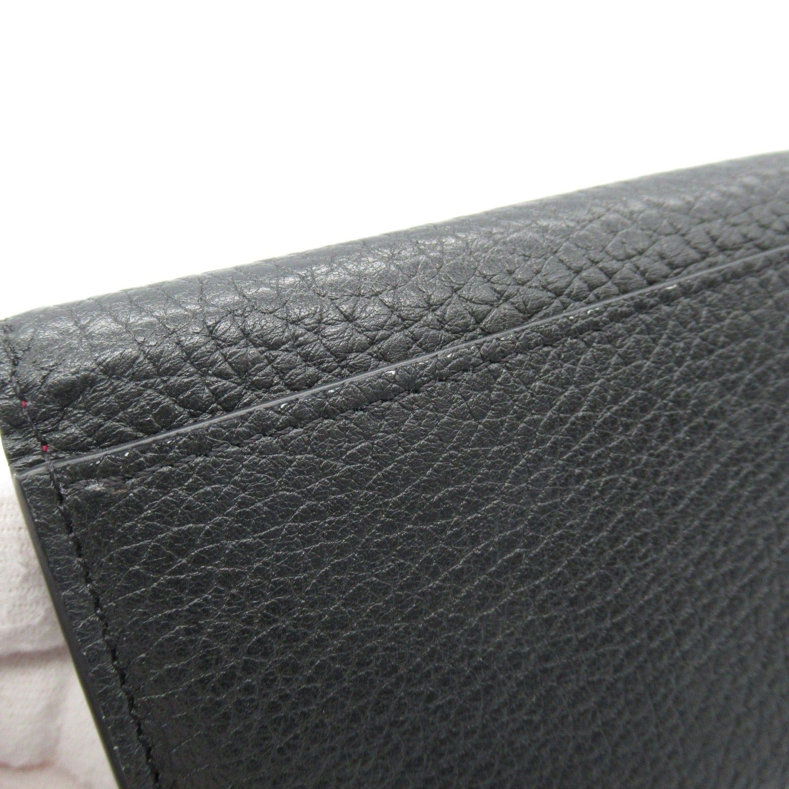 Louis Vuitton Louis Vuitton Portefeuille Capucines Xs Trifold Wallet Leather Taurillon Black Noir Size ONE SIZE - 9 Thumbnail
