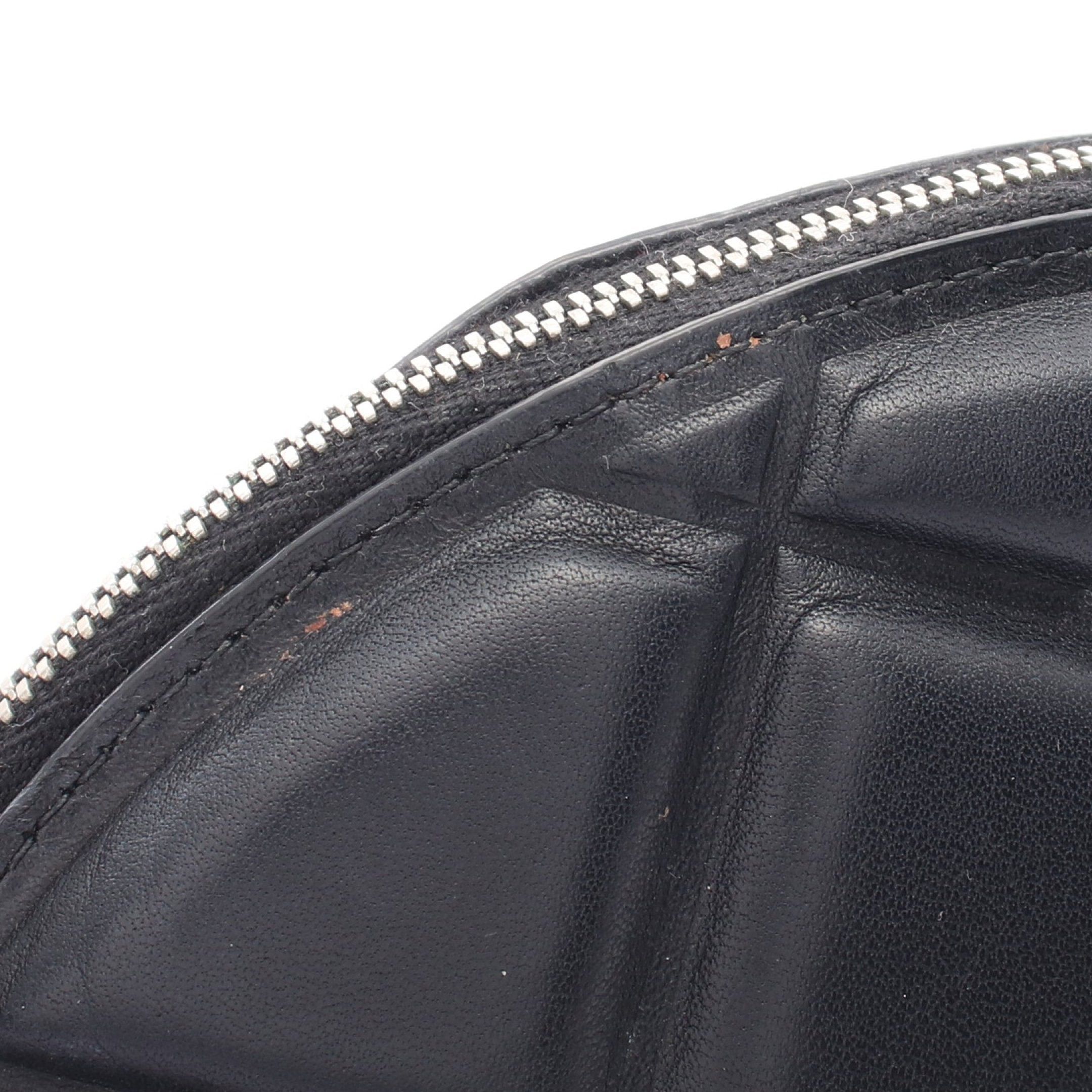 Bottega Veneta Bottega Veneta Padet Half Moon Chain Shoulder Bag Leather Black Size ONE SIZE - 5 Thumbnail
