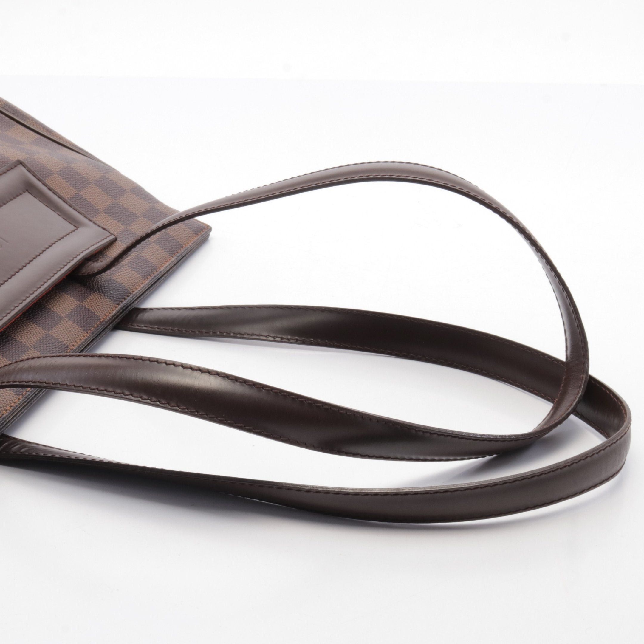 Louis Vuitton Louis Vuitton Parioli Pm Damier Ebene Shoulder Bag Tote Leather Brown Size ONE SIZE - 7 Thumbnail