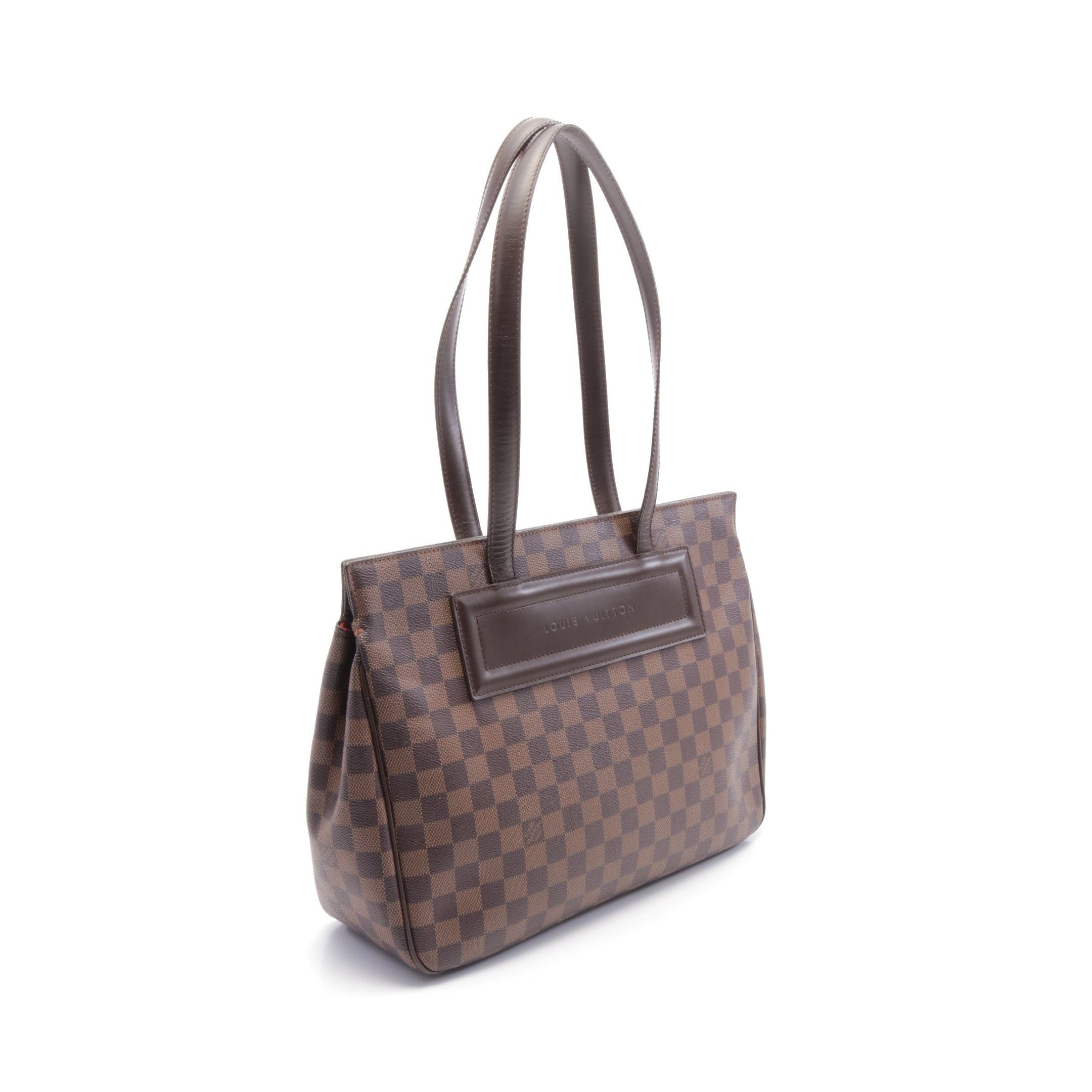 Louis Vuitton Louis Vuitton Parioli Pm Damier Ebene Shoulder Bag Tote Leather Brown Size ONE SIZE - 2 Thumbnail