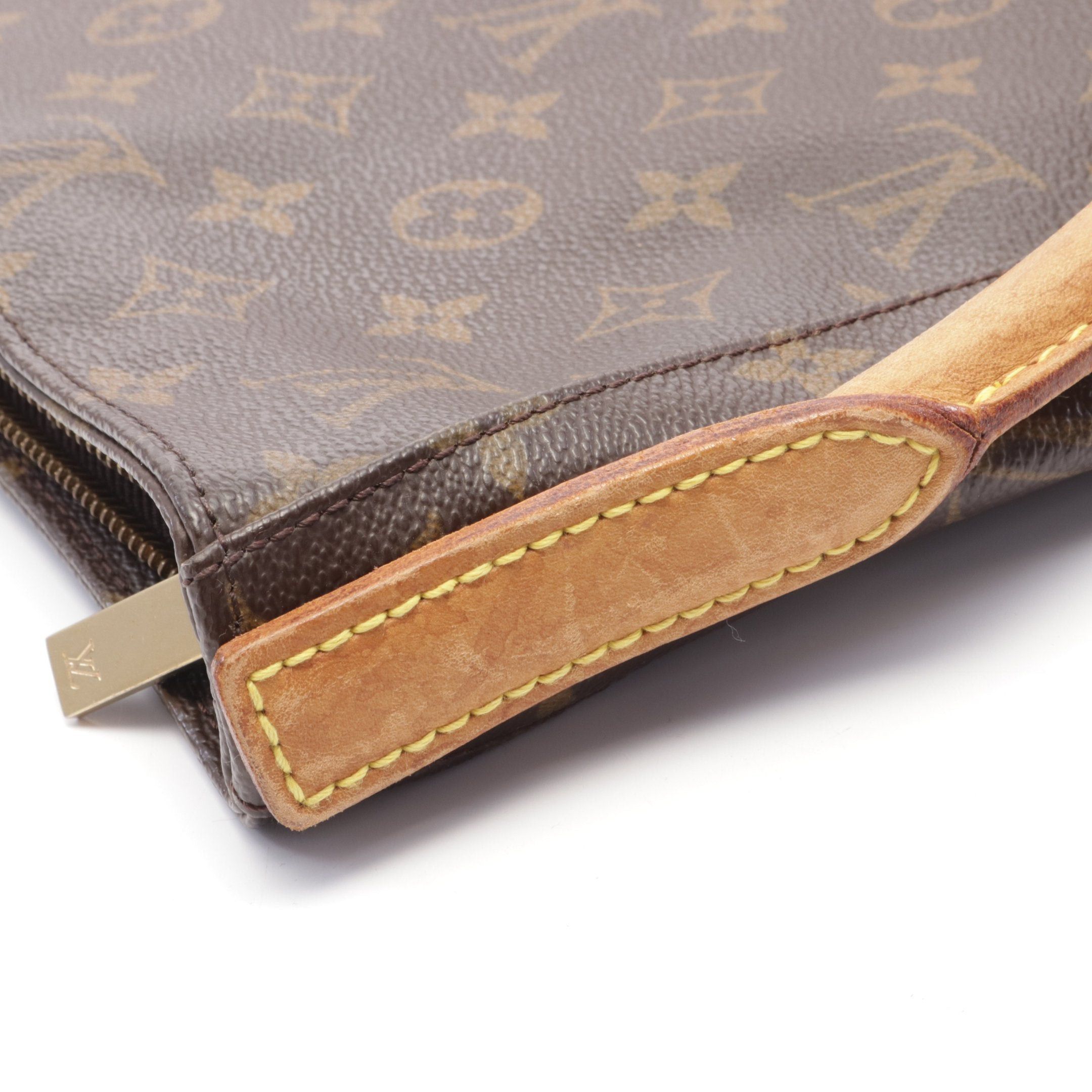 Louis Vuitton Louis Vuitton Looping Gm Monogram Shoulder Bag Leather Brown Size ONE SIZE - 10 Thumbnail