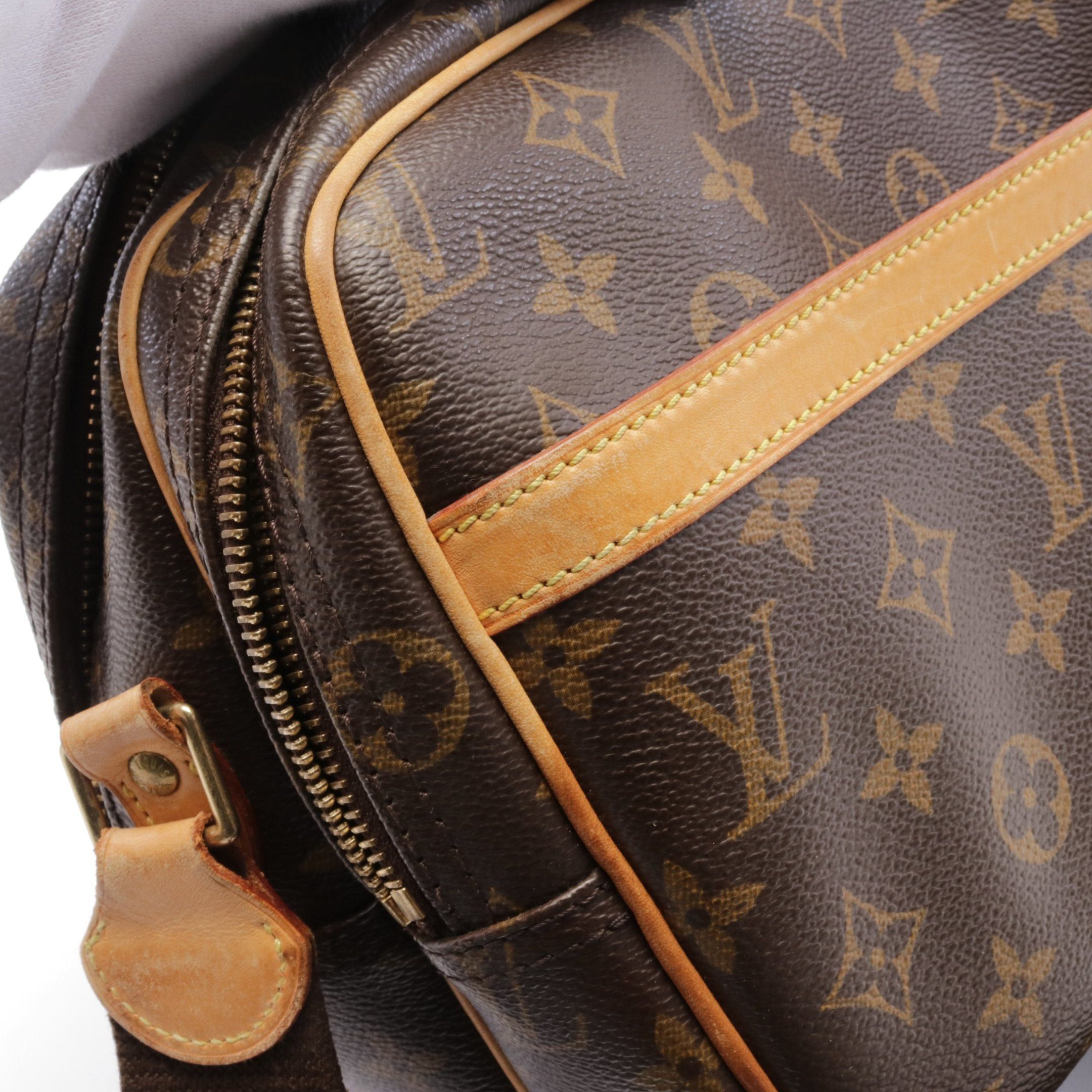 Louis Vuitton Louis Vuitton Reporter Pm Monogram Shoulder Bag Leather Brown Size ONE SIZE - 7 Thumbnail