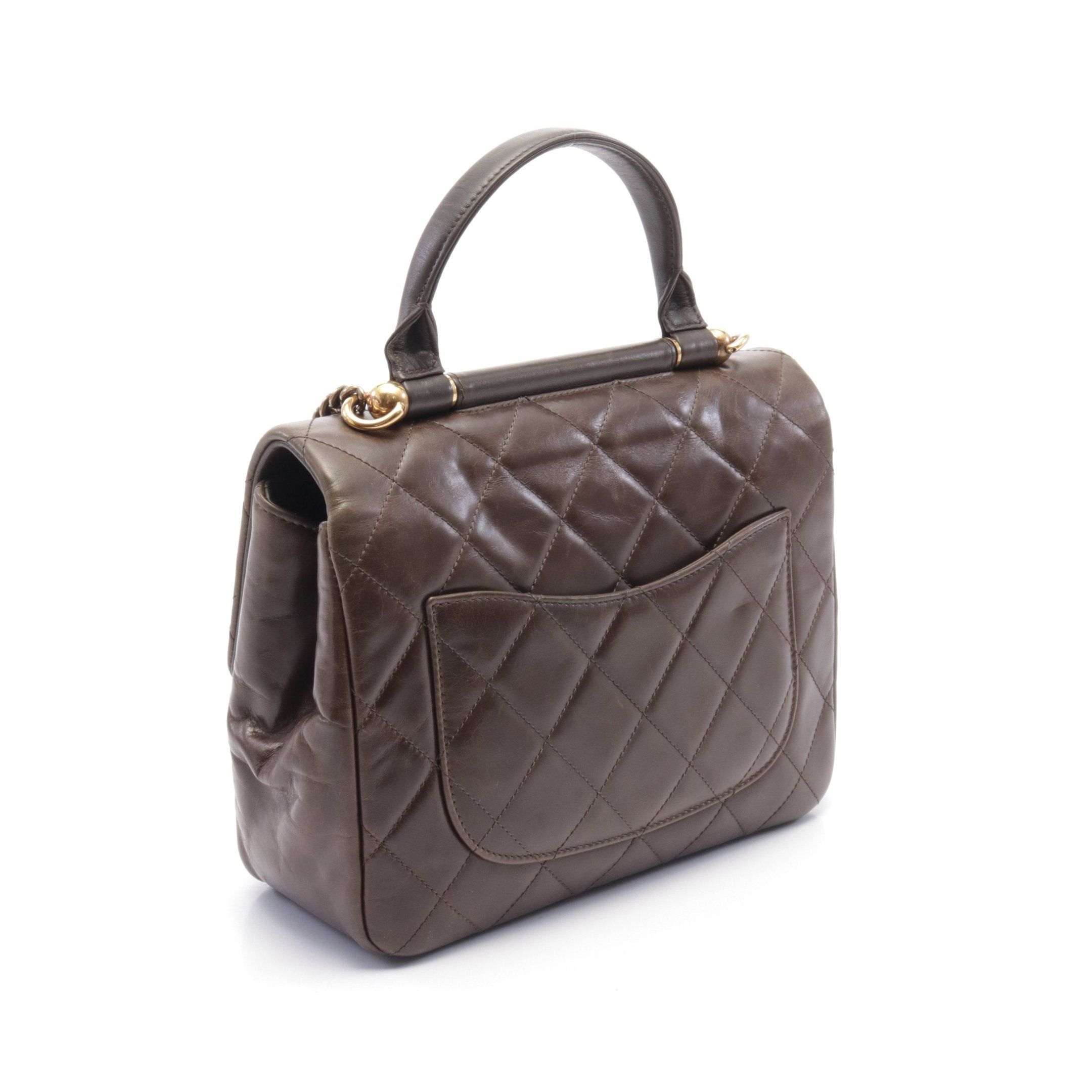 Chanel Chanel Matelasse Chain Shoulder Bag Leather Brown Gold Hardware Size ONE SIZE - 2 Thumbnail