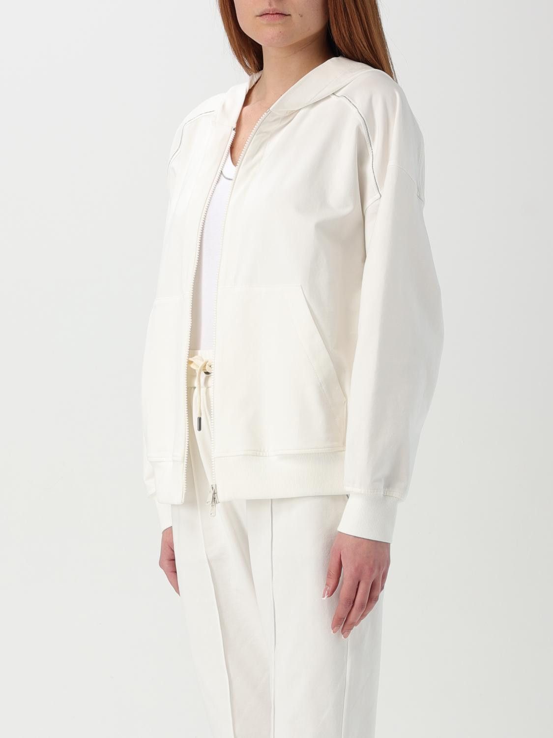 Brunello Cucinelli Brunello Cucinelli Sweatshirt Woman Natural Size M / US 6-8 / IT 42-44 - 4 Thumbnail