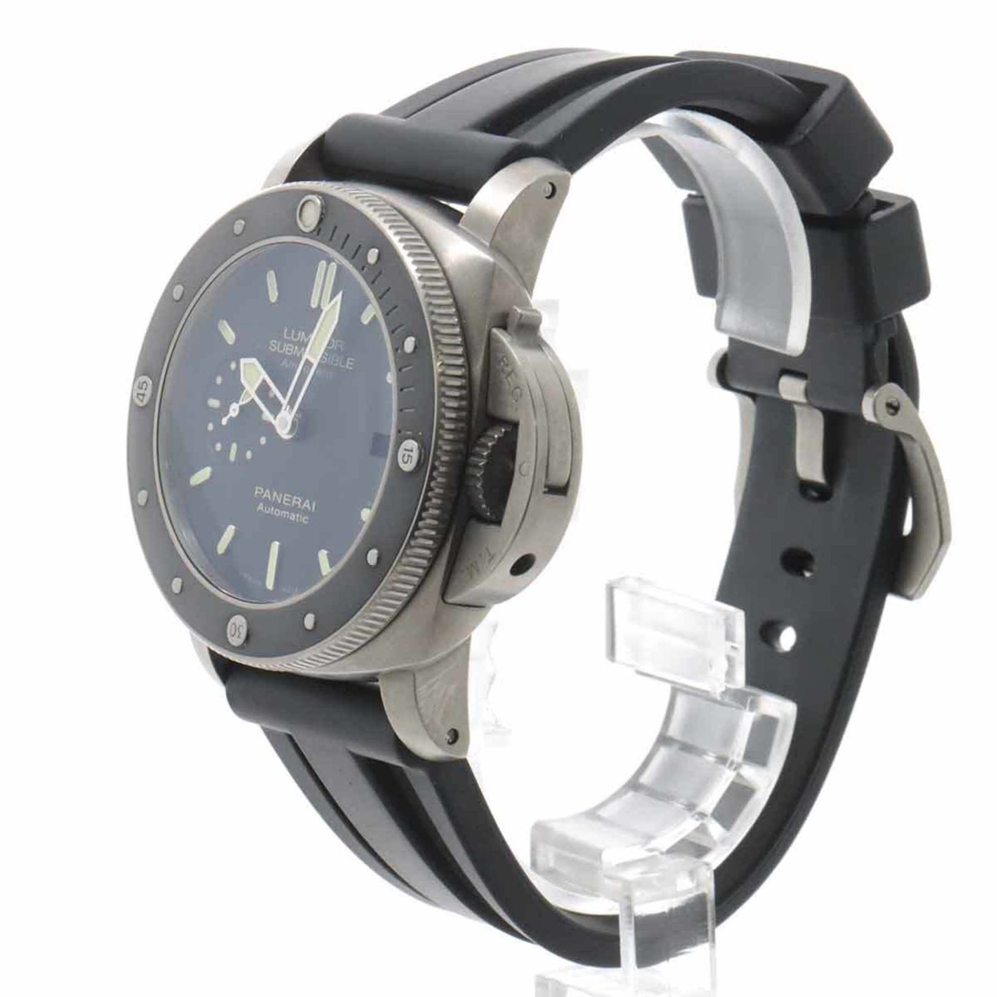 Panerai Panerai Luminor 1950 Submersible Amagnetic 3 Days Titanium PAM00389 Men's Watch Date Power Reserve Automatic Size ONE SIZE - 3 Thumbnail