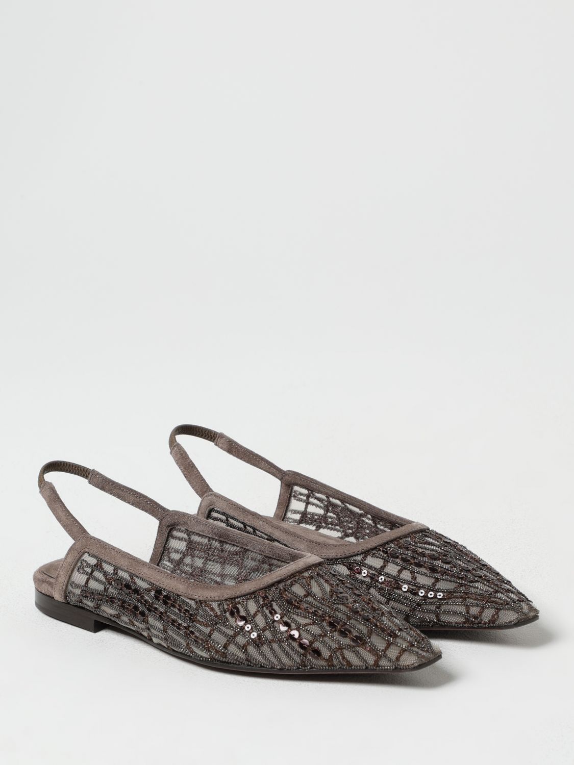 Brunello Cucinelli Brunello Cucinelli Ballet Flats Woman Brown Size US 6 / IT 36 - 2 Thumbnail