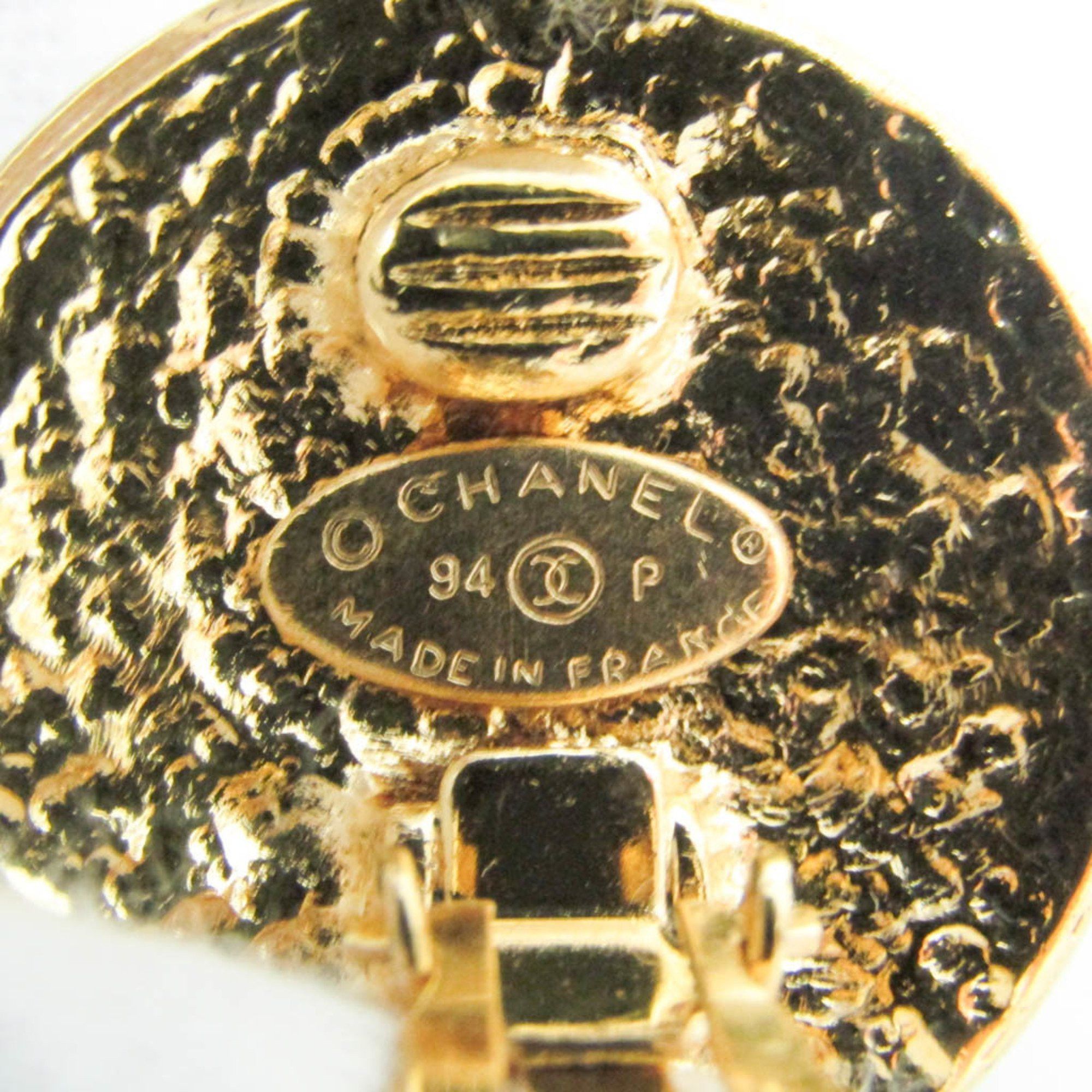 Chanel Chanel COCO Mark Vintage Earrings Gold Plating Clip Earrings Gold Size ONE SIZE - 7 Thumbnail