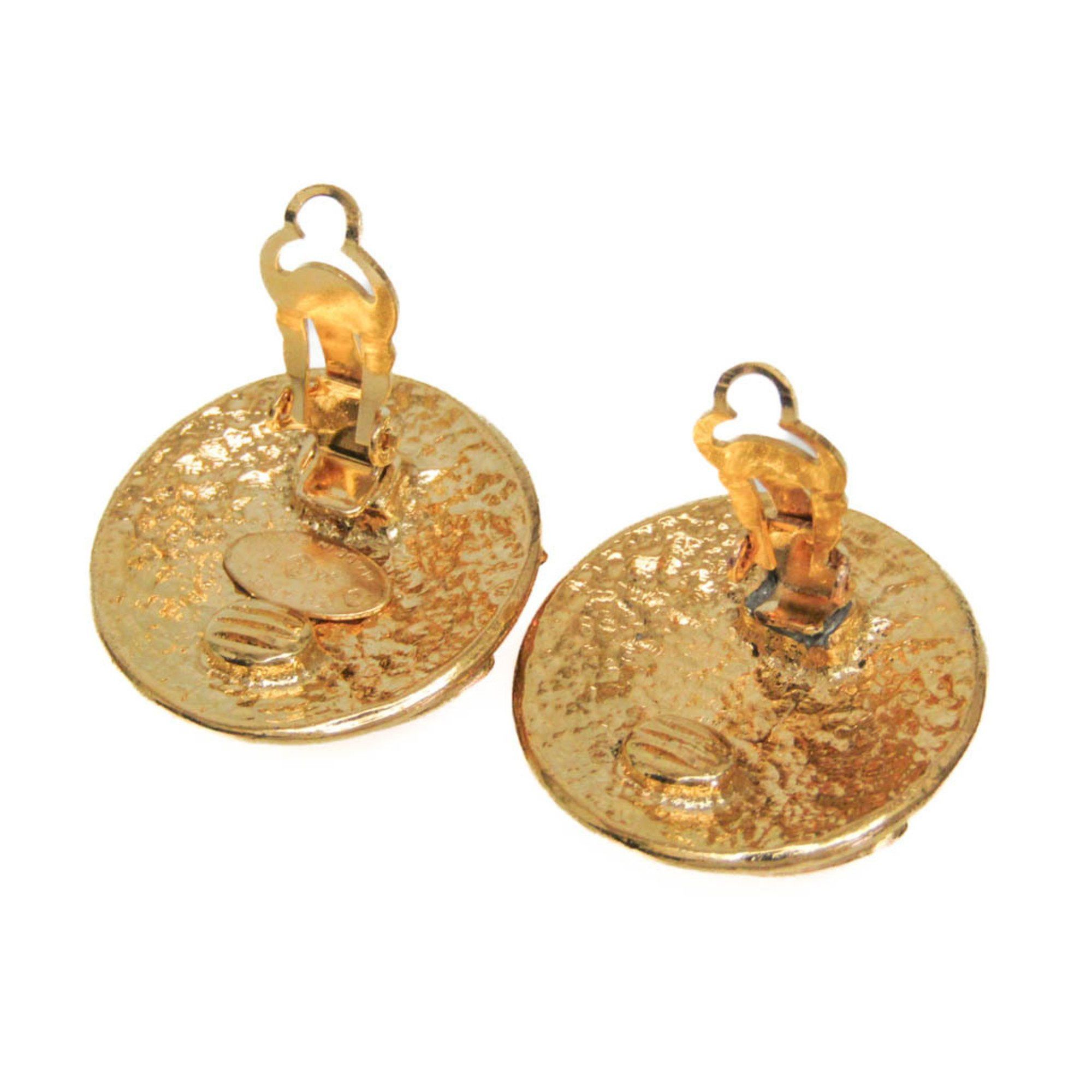 Chanel Chanel COCO Mark Vintage Earrings Gold Plating Clip Earrings Gold Size ONE SIZE - 2 Thumbnail