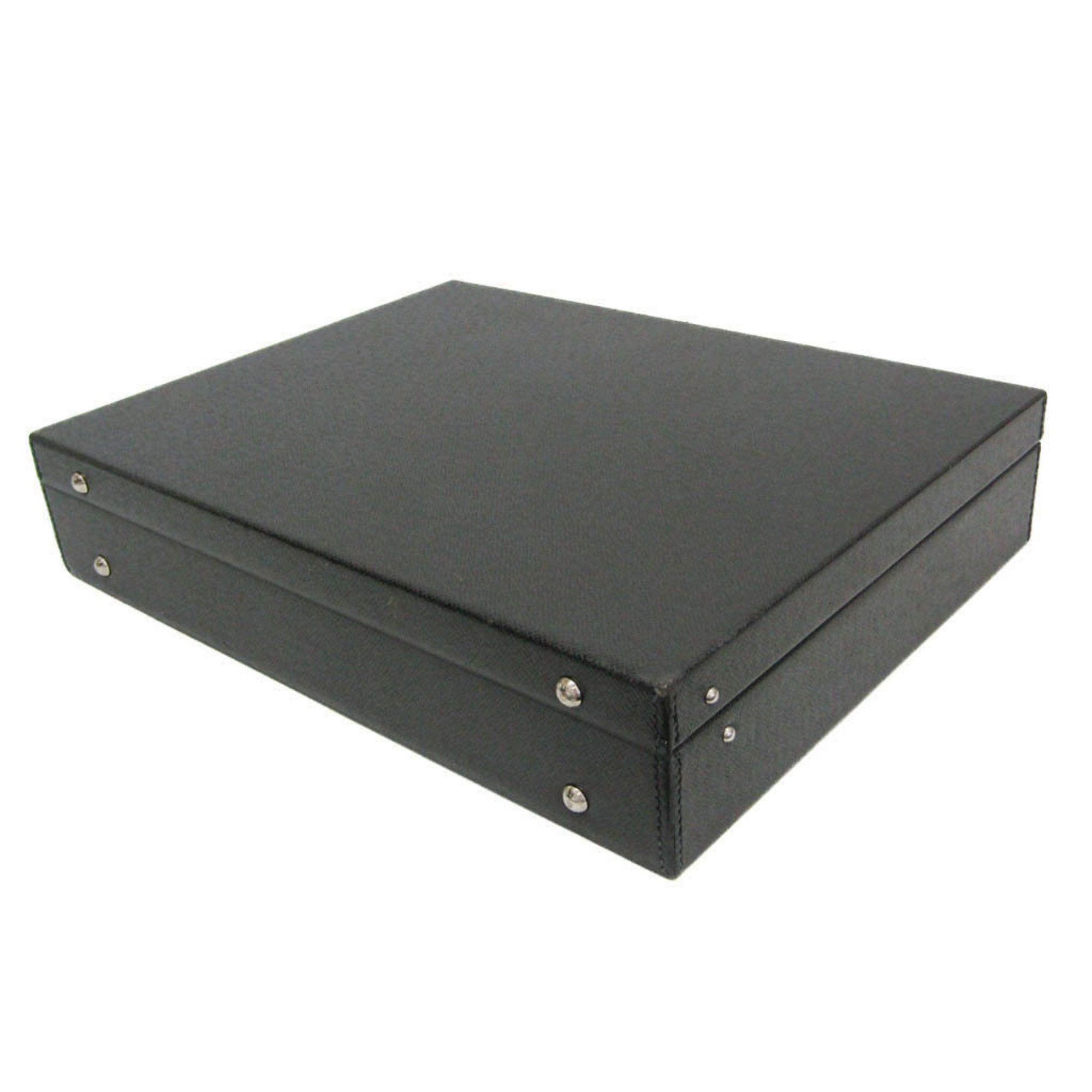 Louis Vuitton Louis Vuitton Taiga Diplomat M30012 Men's Attaché Case Ardoise,Black Size ONE SIZE - 2 Thumbnail