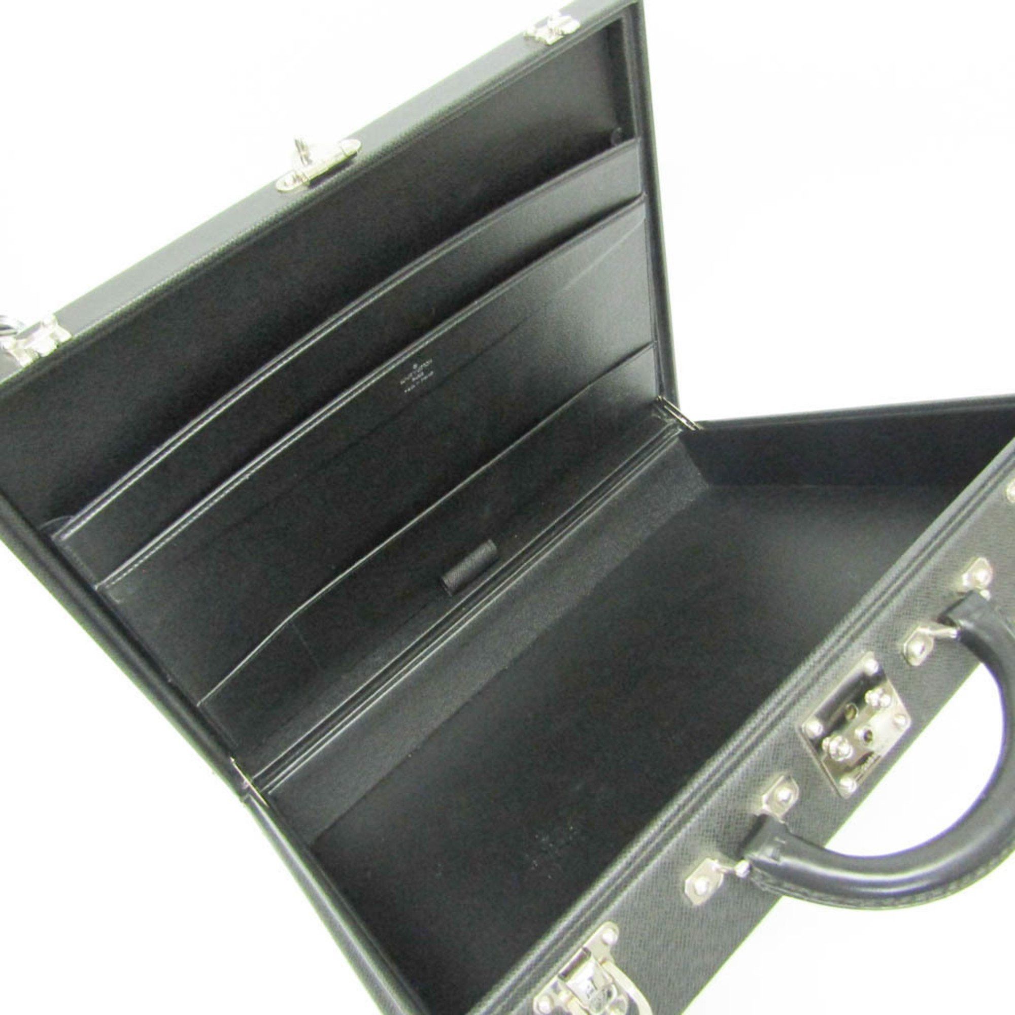 Louis Vuitton Louis Vuitton Taiga Diplomat M30012 Men's Attaché Case Ardoise,Black Size ONE SIZE - 3 Thumbnail
