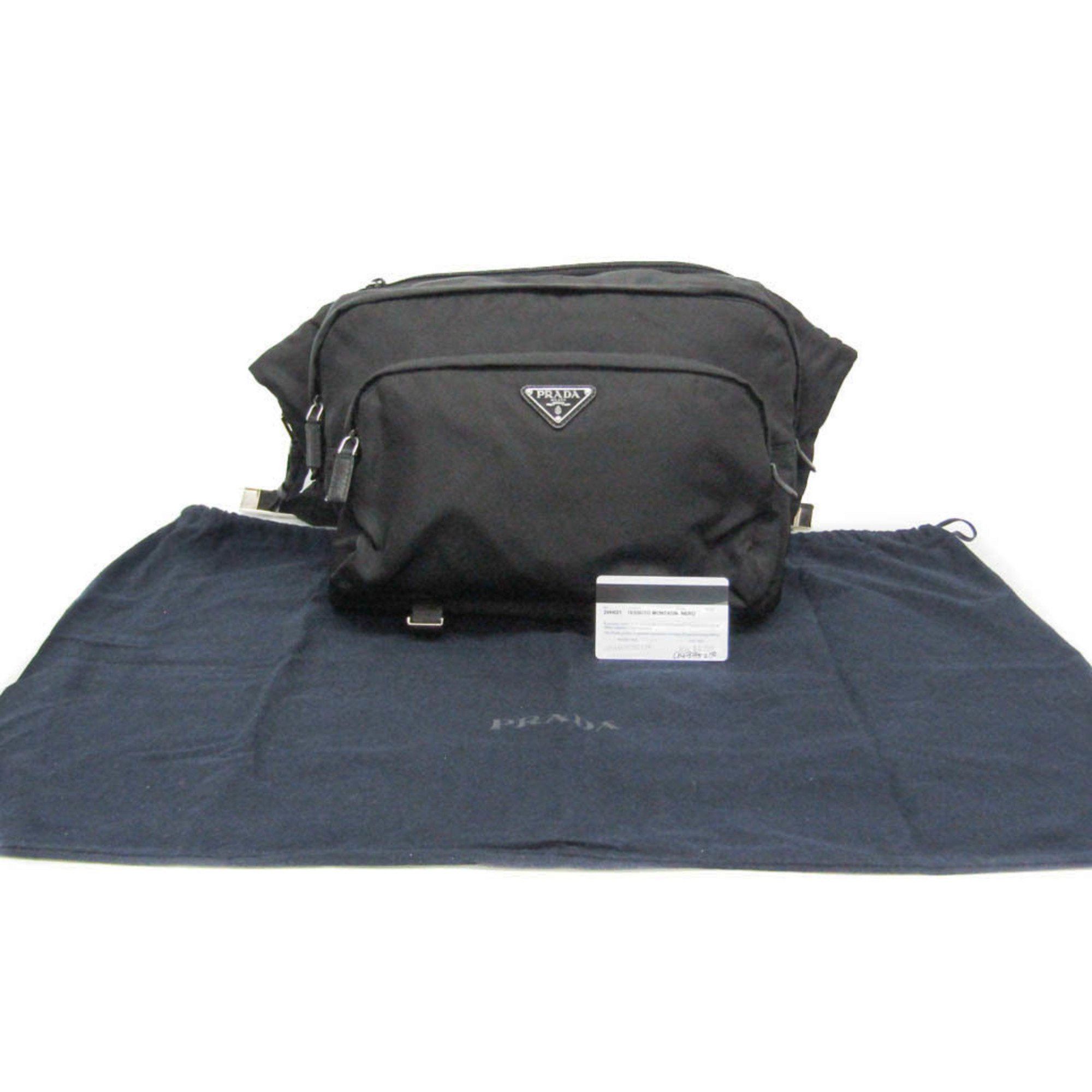 Prada Prada TESSUTO MONTAGN 2VH021 Men's Nylon Shoulder Bag,Sling Bag Black Size ONE SIZE - 2 Thumbnail