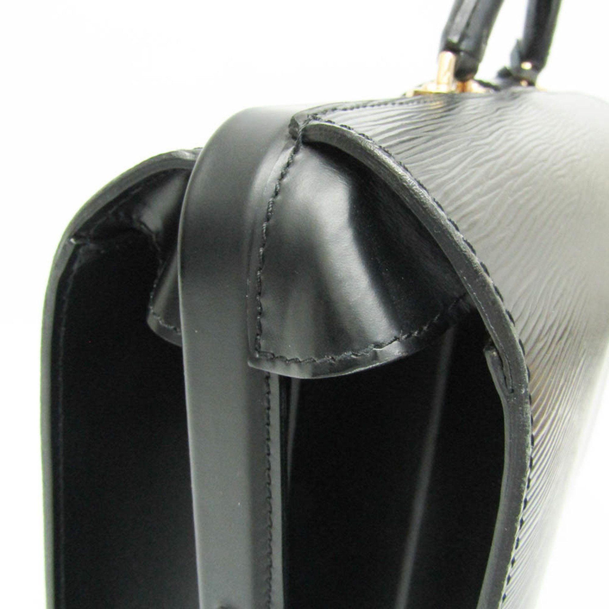 Louis Vuitton Louis Vuitton Epi Serviette Fermoir M54352 Men's Briefcase Black,Noir Size ONE SIZE - 6 Thumbnail