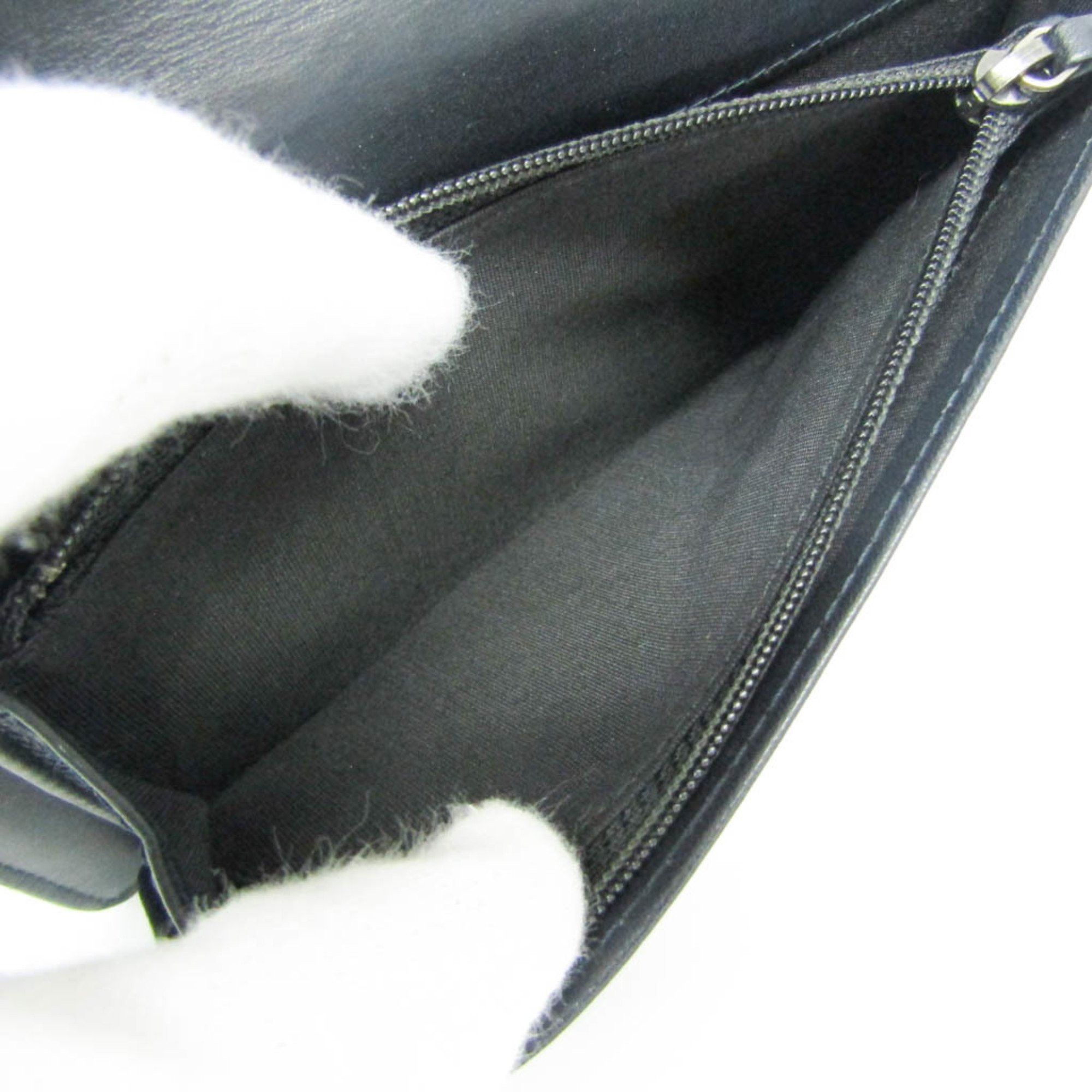 Chanel Chanel Boy Chanel A80285 Women's Velour Long Wallet (bi-fold) Dark Navy Size ONE SIZE - 8 Thumbnail