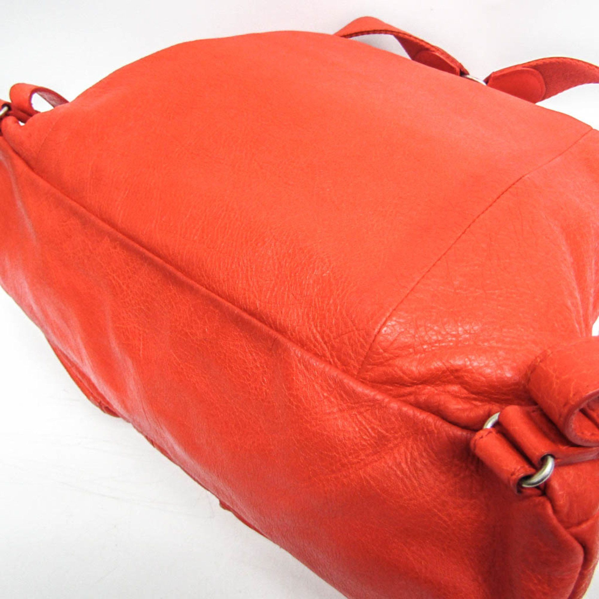 Balenciaga Balenciaga 326404 Women,Men Leather Backpack Red Color Size ONE SIZE - 10 Thumbnail