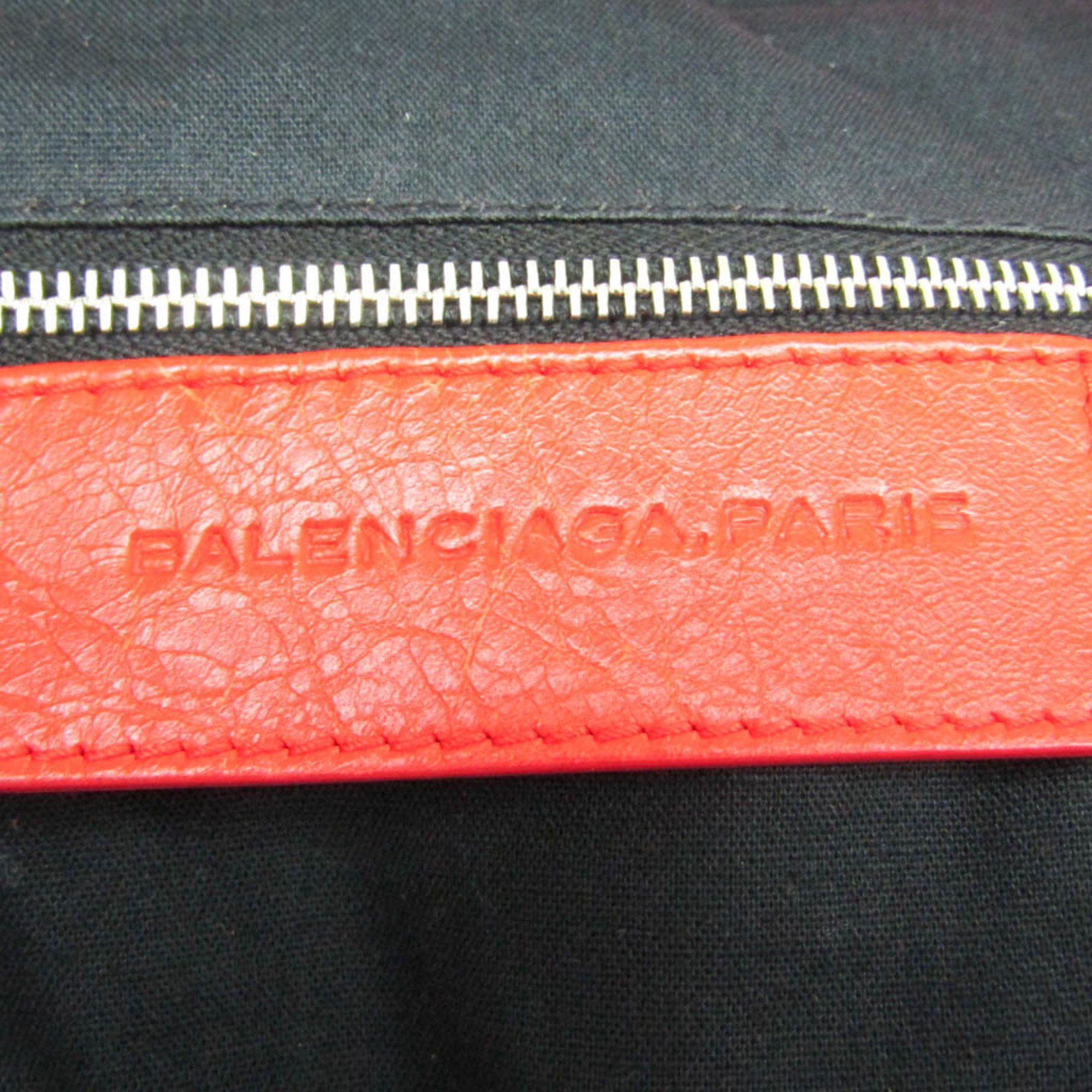 Balenciaga Balenciaga 326404 Women,Men Leather Backpack Red Color Size ONE SIZE - 14 Thumbnail