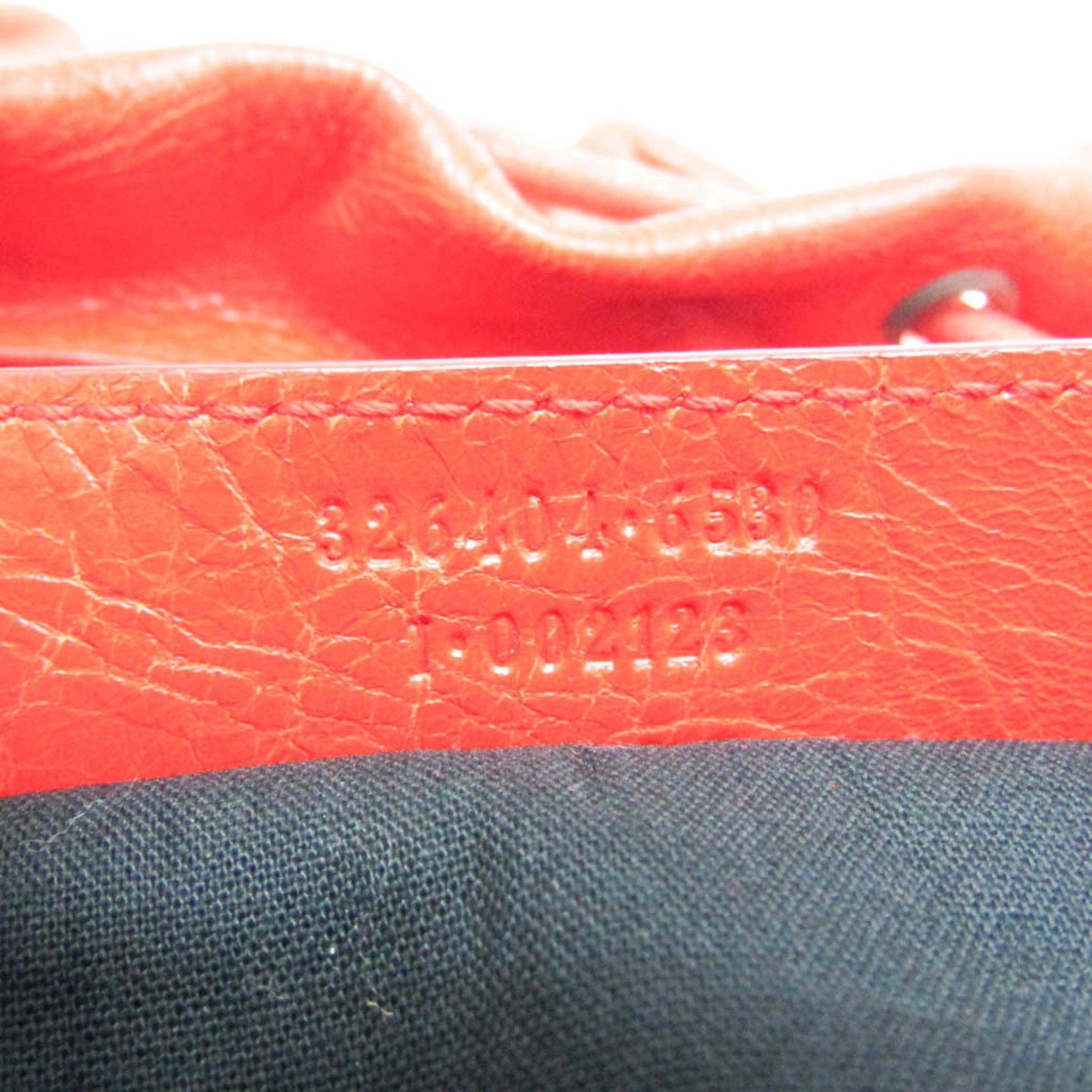 Balenciaga Balenciaga 326404 Women,Men Leather Backpack Red Color Size ONE SIZE - 15 Thumbnail