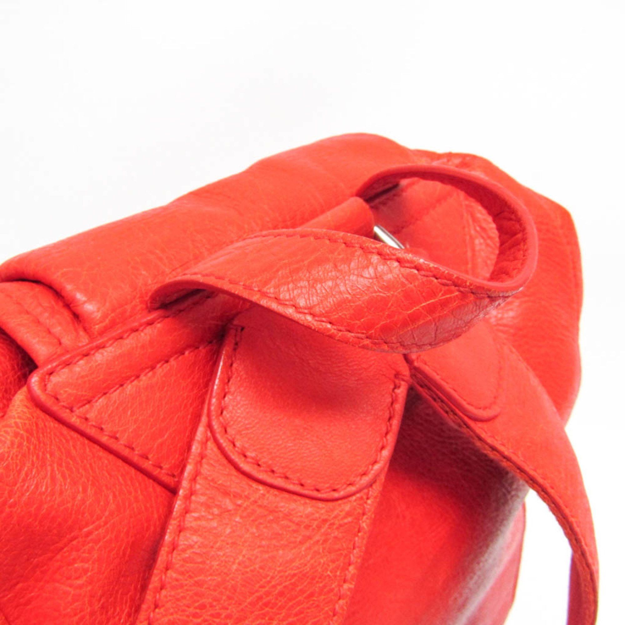 Balenciaga Balenciaga 326404 Women,Men Leather Backpack Red Color Size ONE SIZE - 8 Thumbnail
