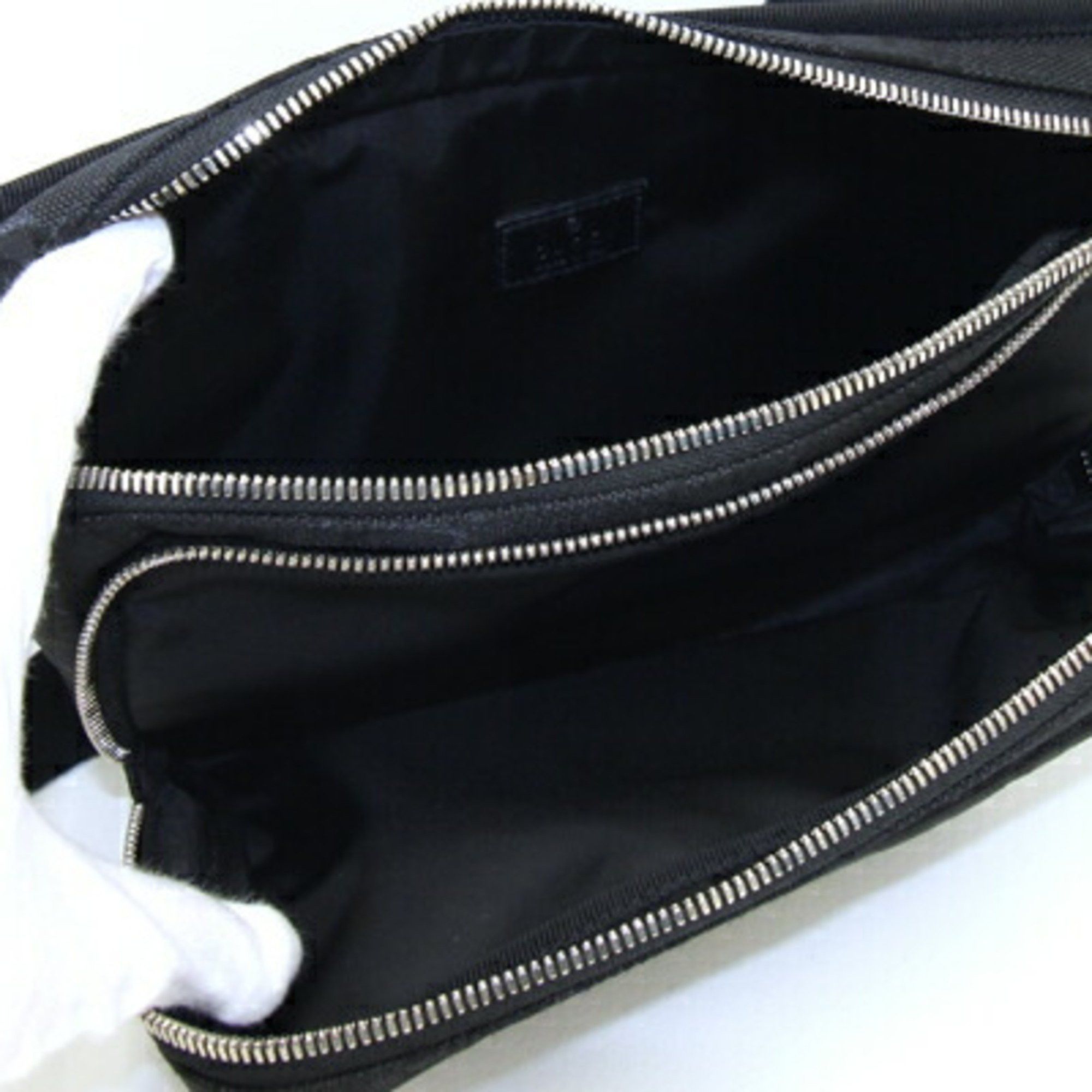 Gucci Gucci Body Bag Of The Grit 739376 Black Nylon Leather Waist Belt GG Men's GUCCI Size ONE SIZE - 3 Thumbnail