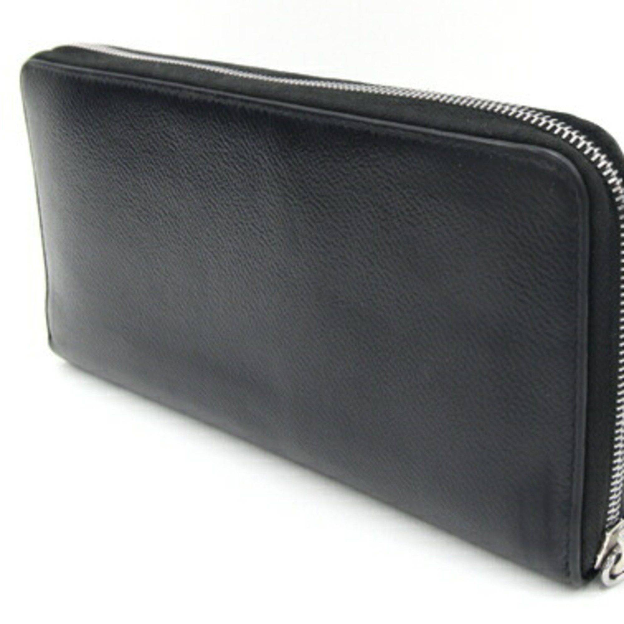 Prada Prada Round Long Wallet 2ML220 Black Leather Zip Men's PRADA Size ONE SIZE - 2 Thumbnail