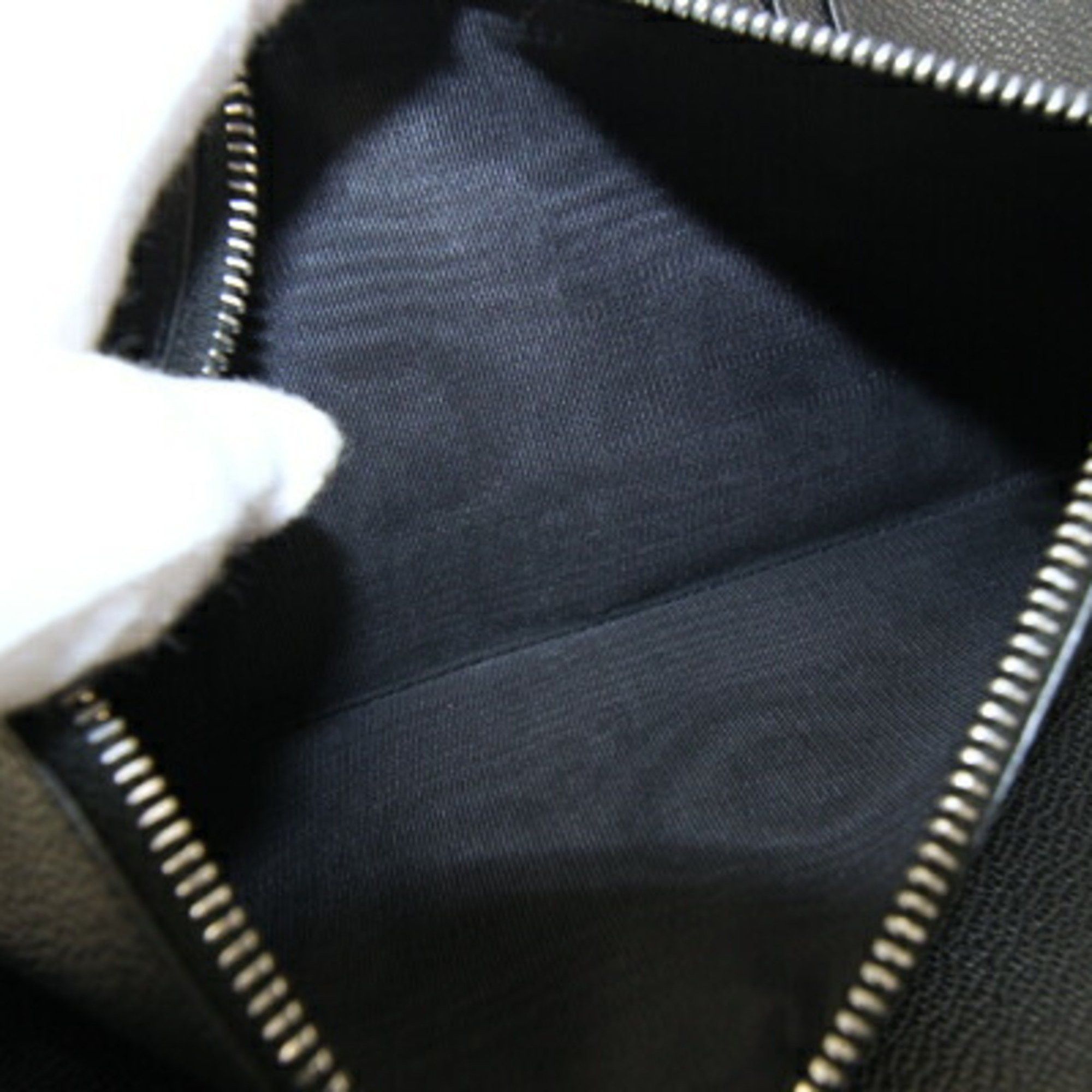 Prada Prada Round Long Wallet 2ML220 Black Leather Zip Men's PRADA Size ONE SIZE - 10 Thumbnail