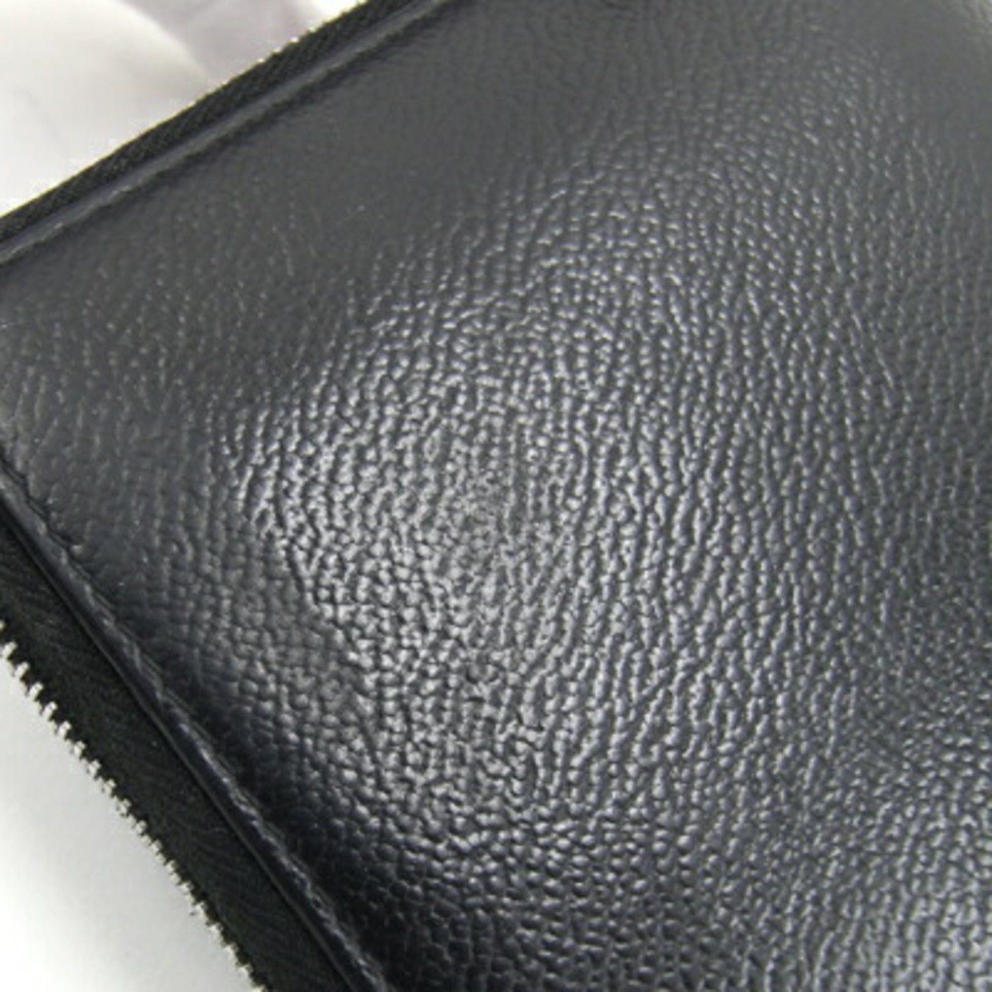 Prada Prada Round Long Wallet 2ML220 Black Leather Zip Men's PRADA Size ONE SIZE - 7 Thumbnail