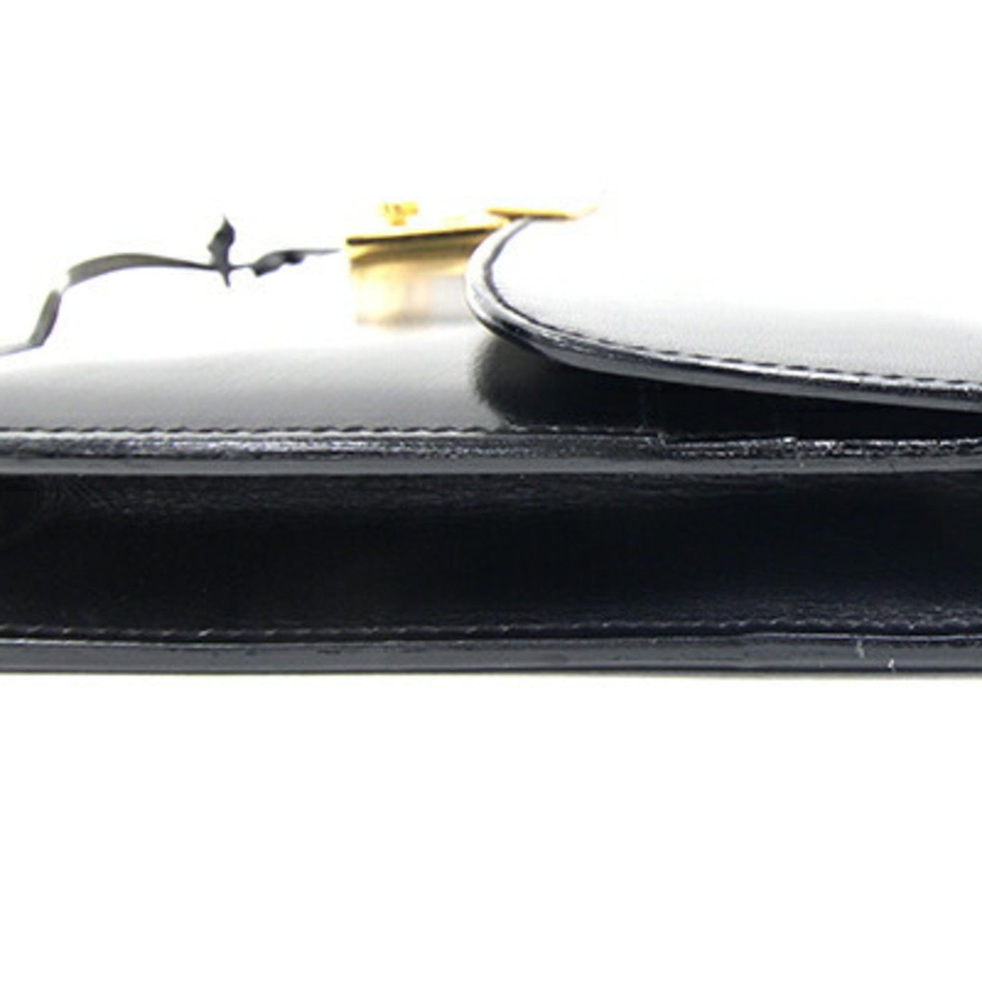 Celine CELINE Clutch Bag Black Leather Second Men's Size ONE SIZE - 6 Thumbnail