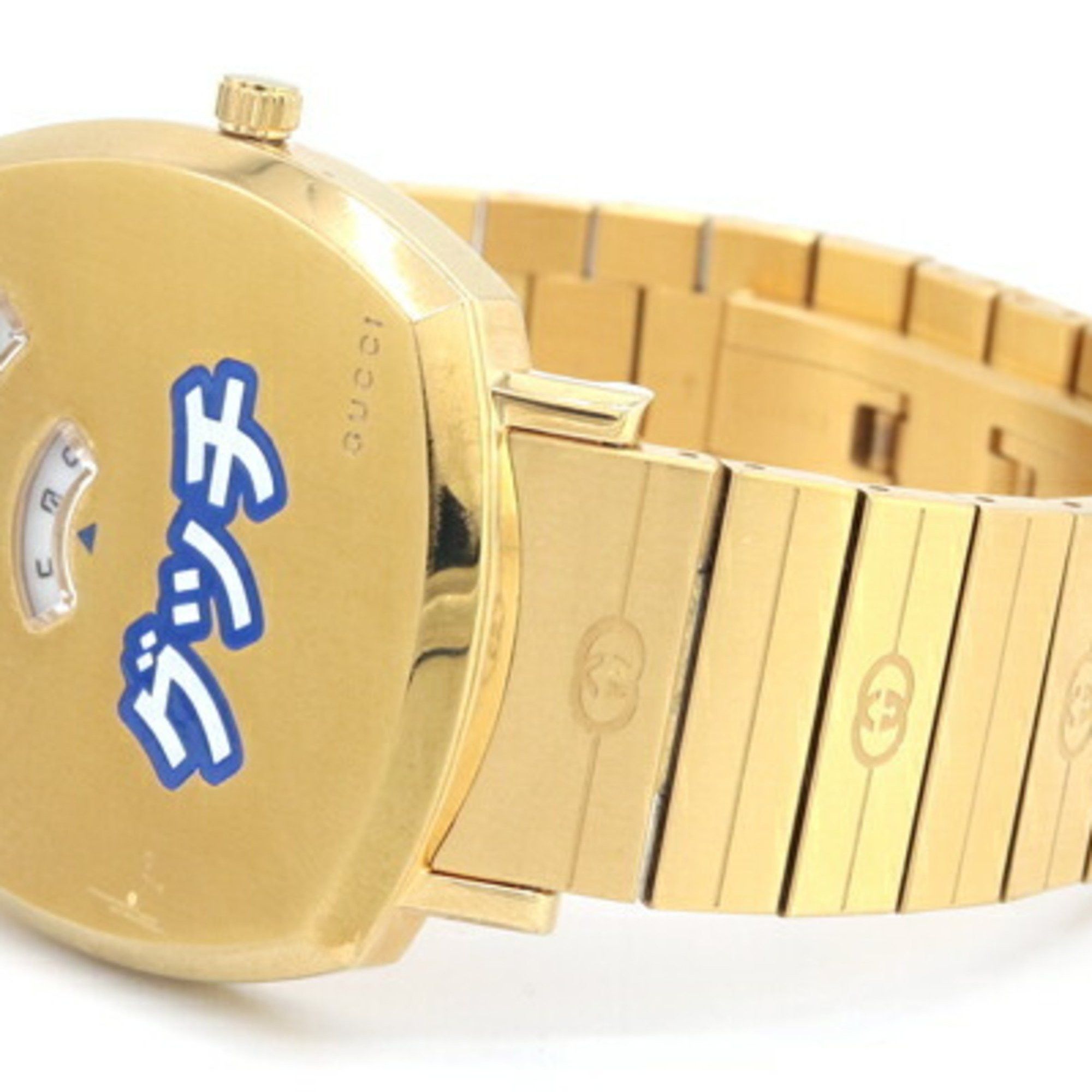 Gucci Gucci Men's Watch Limited Edition Grip YA157428 157.3 Gold Quartz Wristwatch GUCCI Size ONE SIZE - 2 Thumbnail