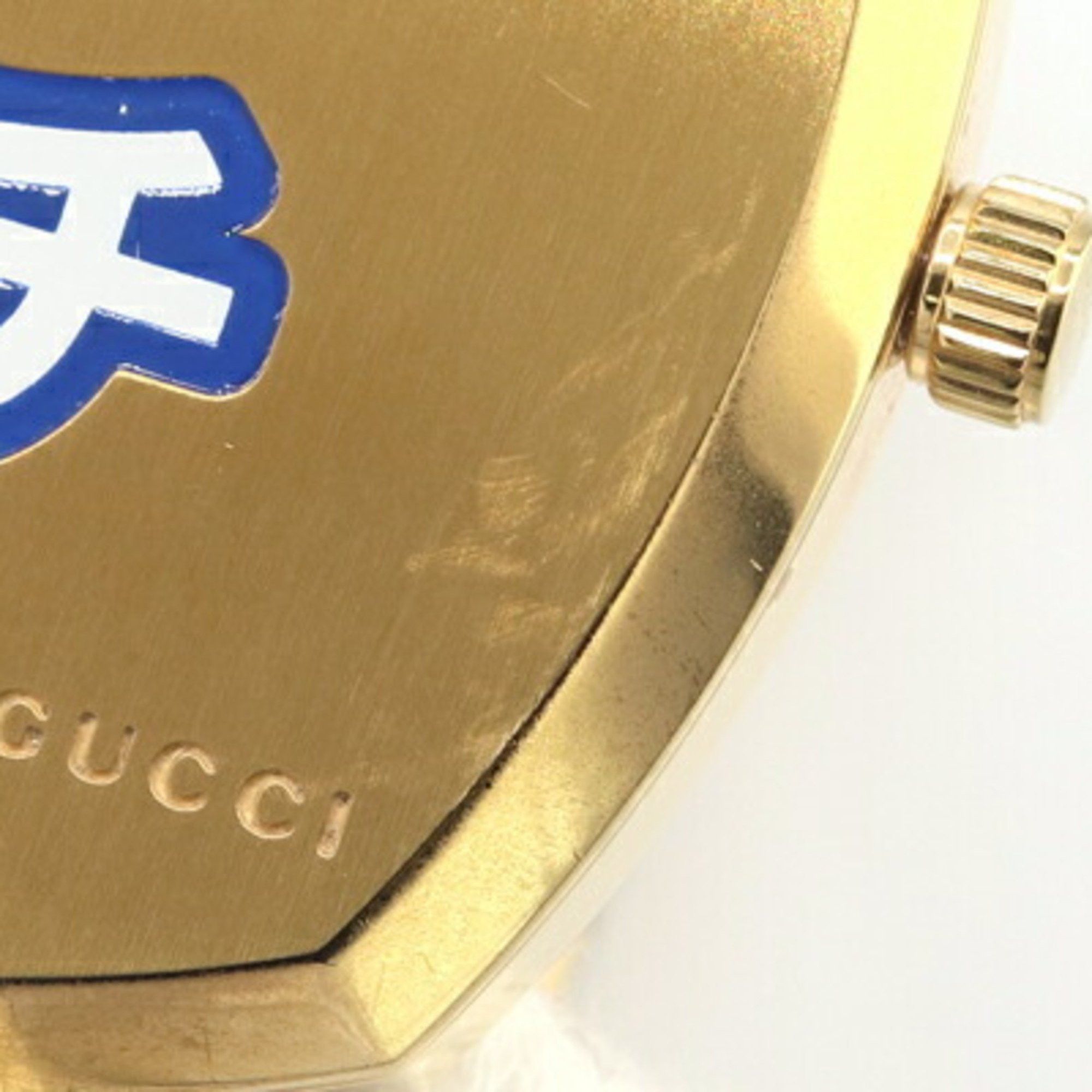 Gucci Gucci Men's Watch Limited Edition Grip YA157428 157.3 Gold Quartz Wristwatch GUCCI Size ONE SIZE - 7 Thumbnail