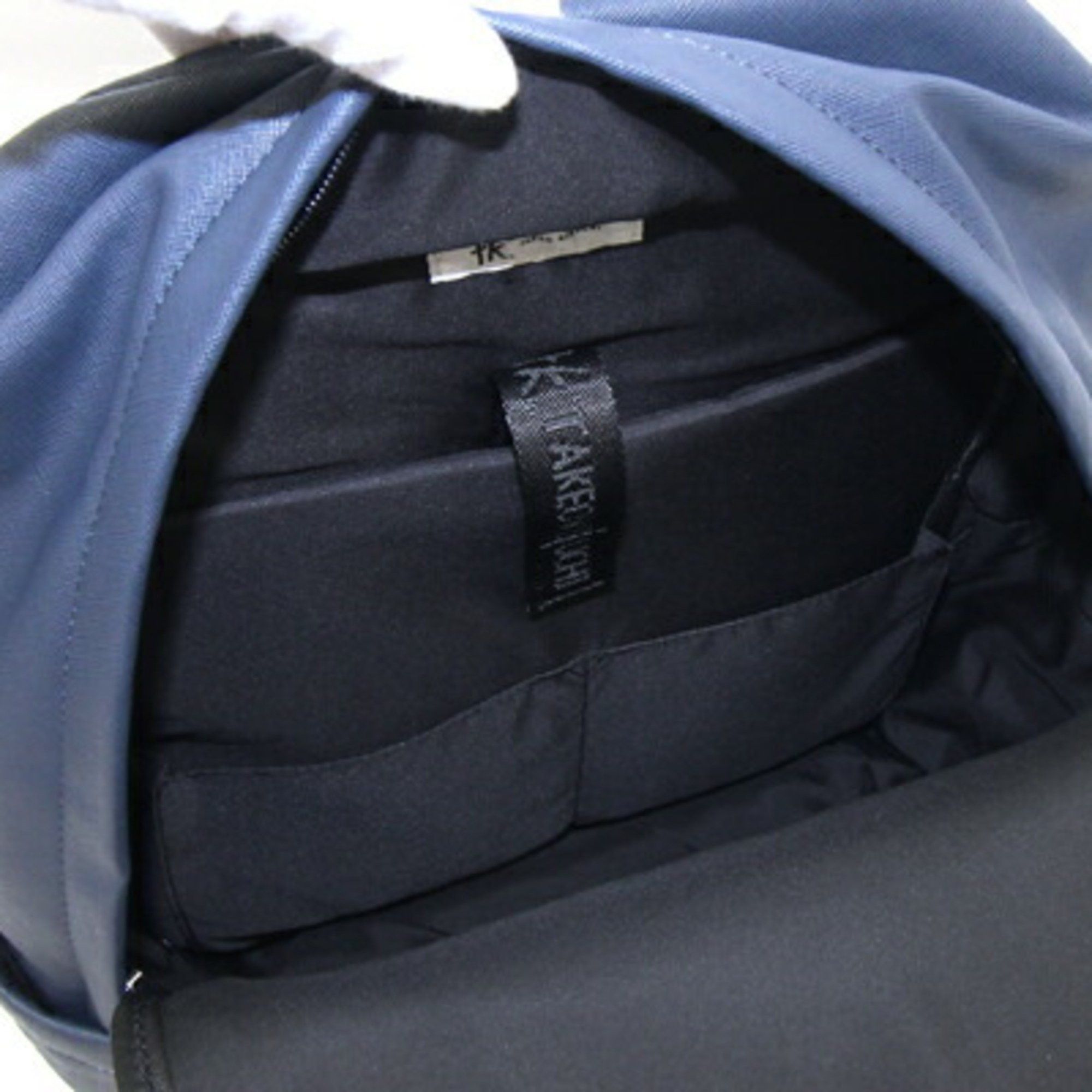Takeo Kikuchi TAKEO KIKUCHI Backpack Navy Leather Rucksack Daypack Men's Size ONE SIZE - 3 Thumbnail