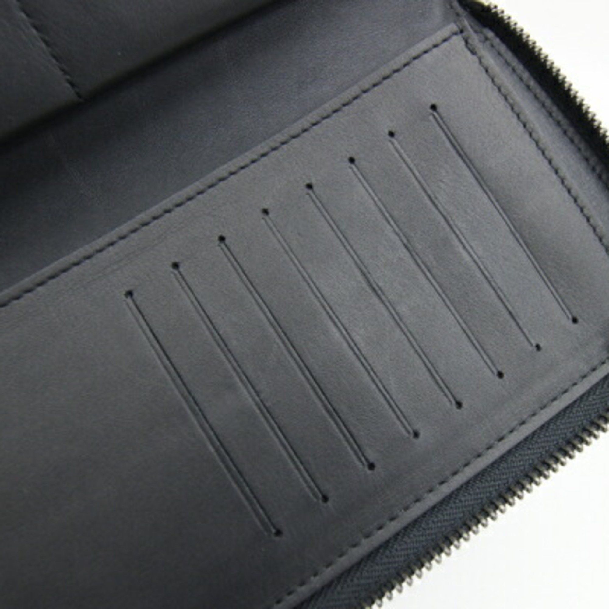 Louis Vuitton Louis Vuitton Round Long Wallet Damier Infini Zippy Vertical N63548 Noir Black Men's LOUIS VUITTON Size ONE SIZE - 8 Thumbnail