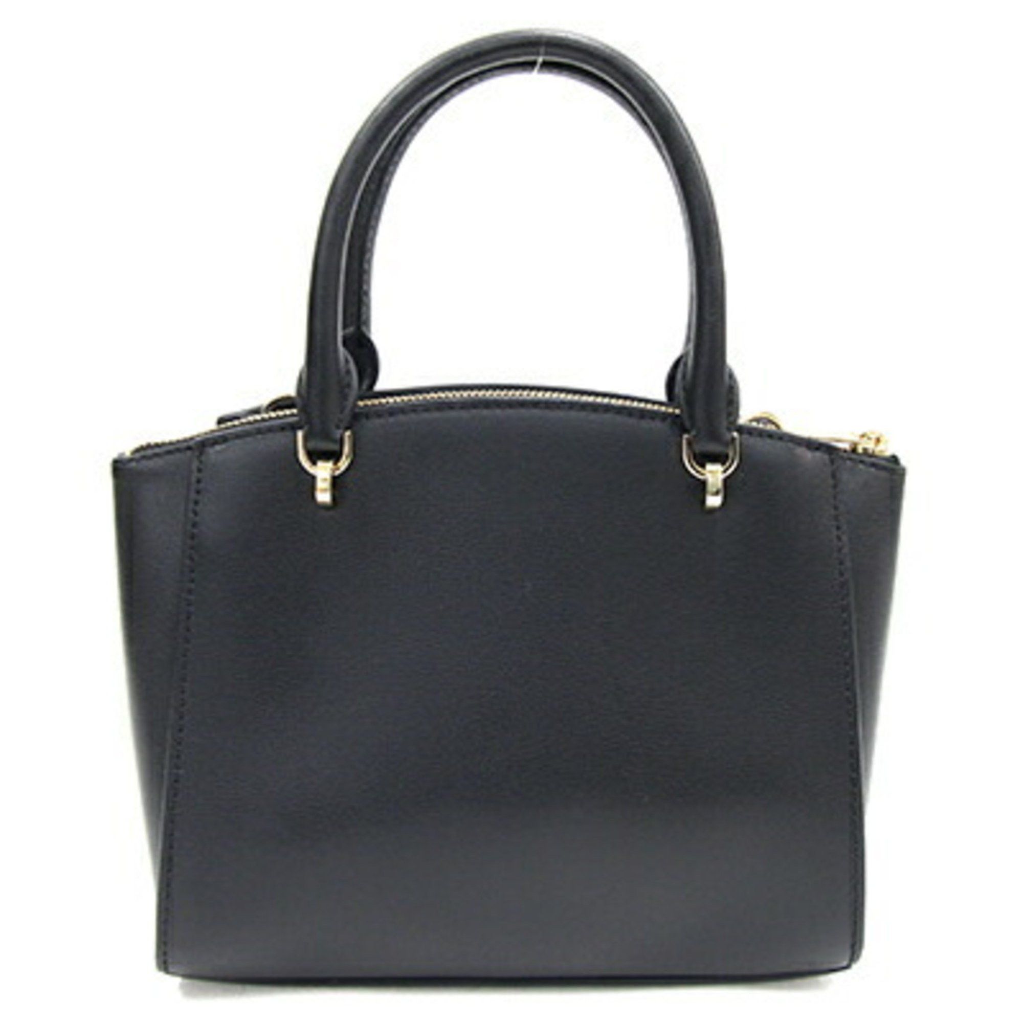 Michael Kors Michael Kors Handbag Ellis 35H7GE0S1L Black Leather Shoulder Bag Chain Women's MICHAEL KORS Size ONE SIZE - 2 Thumbnail