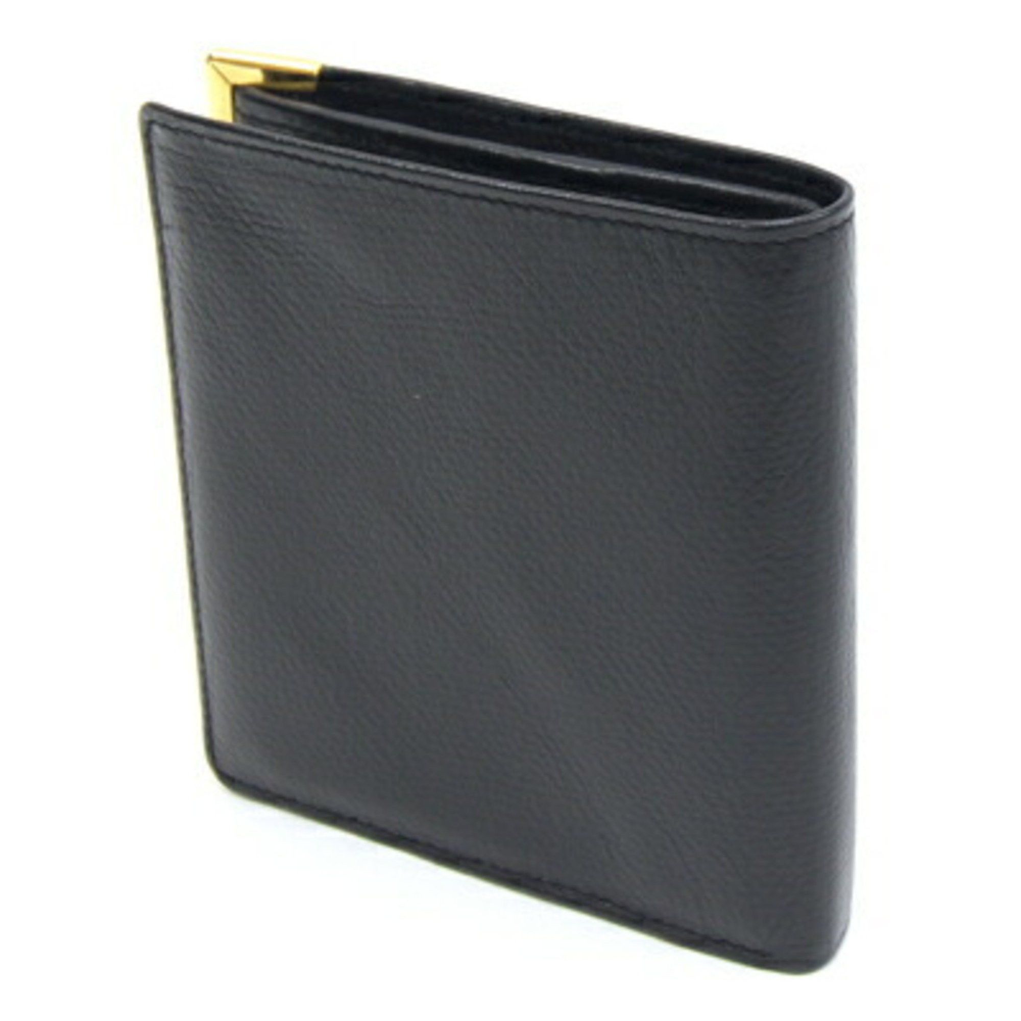 Saint Laurent Paris Saint Laurent Bi-fold Billfold Black Compact Wallet Folding Men's SAINT LAURENT Size ONE SIZE - 2 Thumbnail
