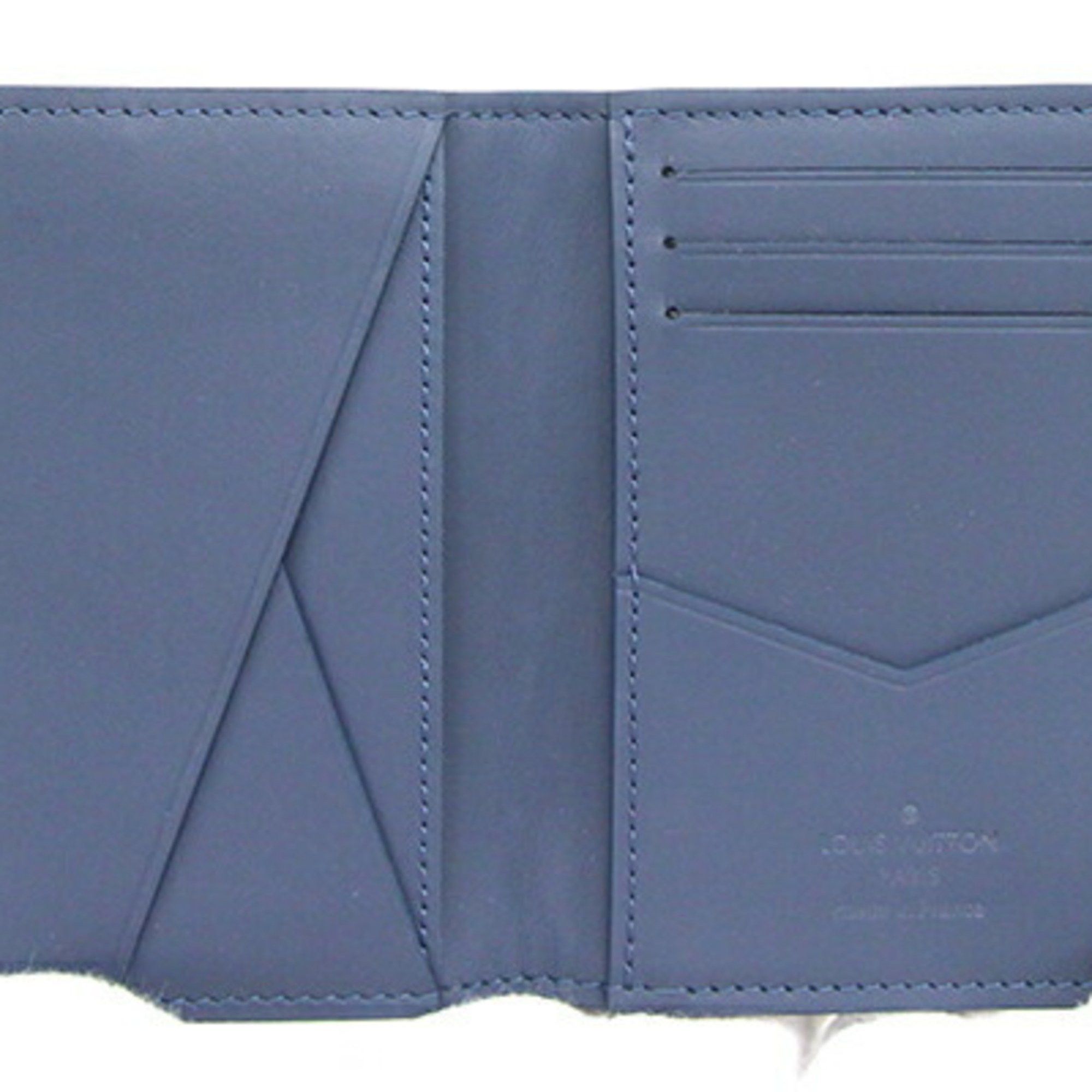 Louis Vuitton Louis Vuitton Card Case Monogram Shadow Organizer de Poche M80421 Navy Business Holder Pass Men's LOUIS VUITTON Size ONE SIZE - 3 Thumbnail