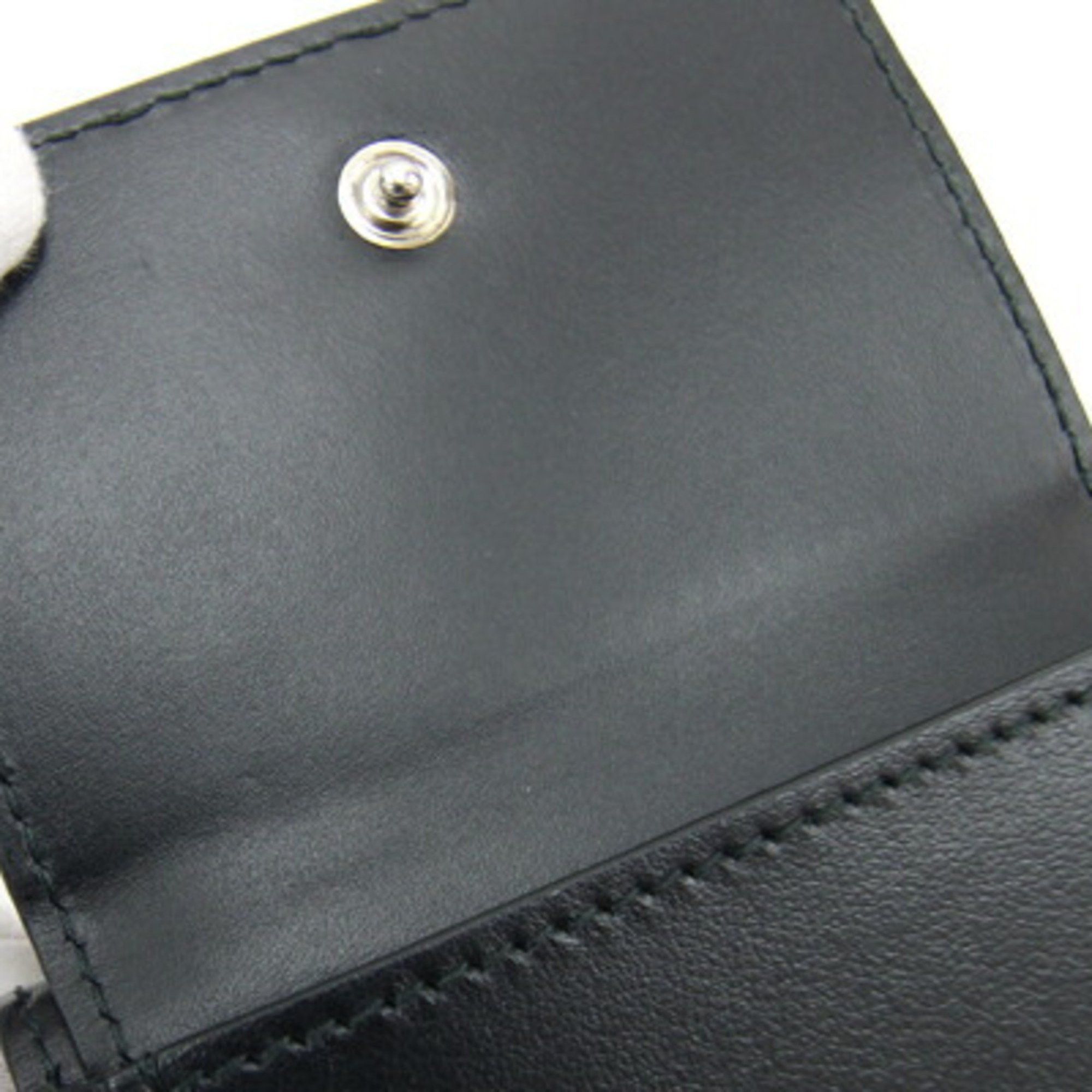 Prada Prada Tri-fold Wallet 2MH021 Black Leather Compact Men's PRADA Size ONE SIZE - 6 Thumbnail