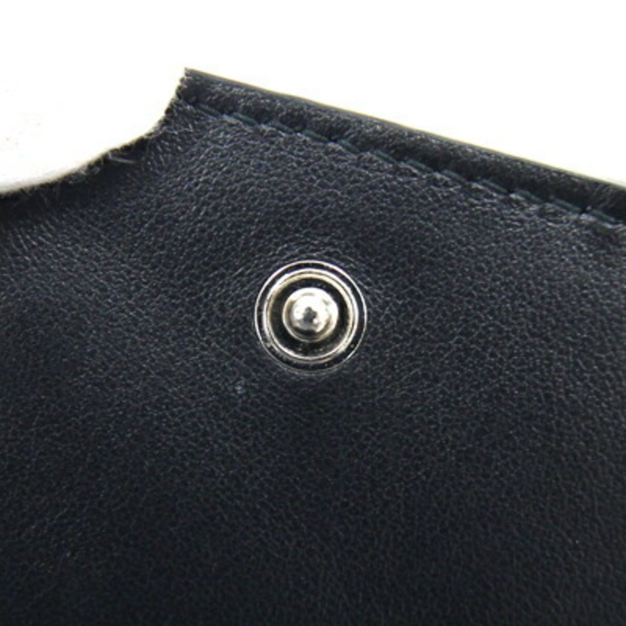 Prada Prada Tri-fold Wallet 2MH021 Black Leather Compact Men's PRADA Size ONE SIZE - 5 Thumbnail