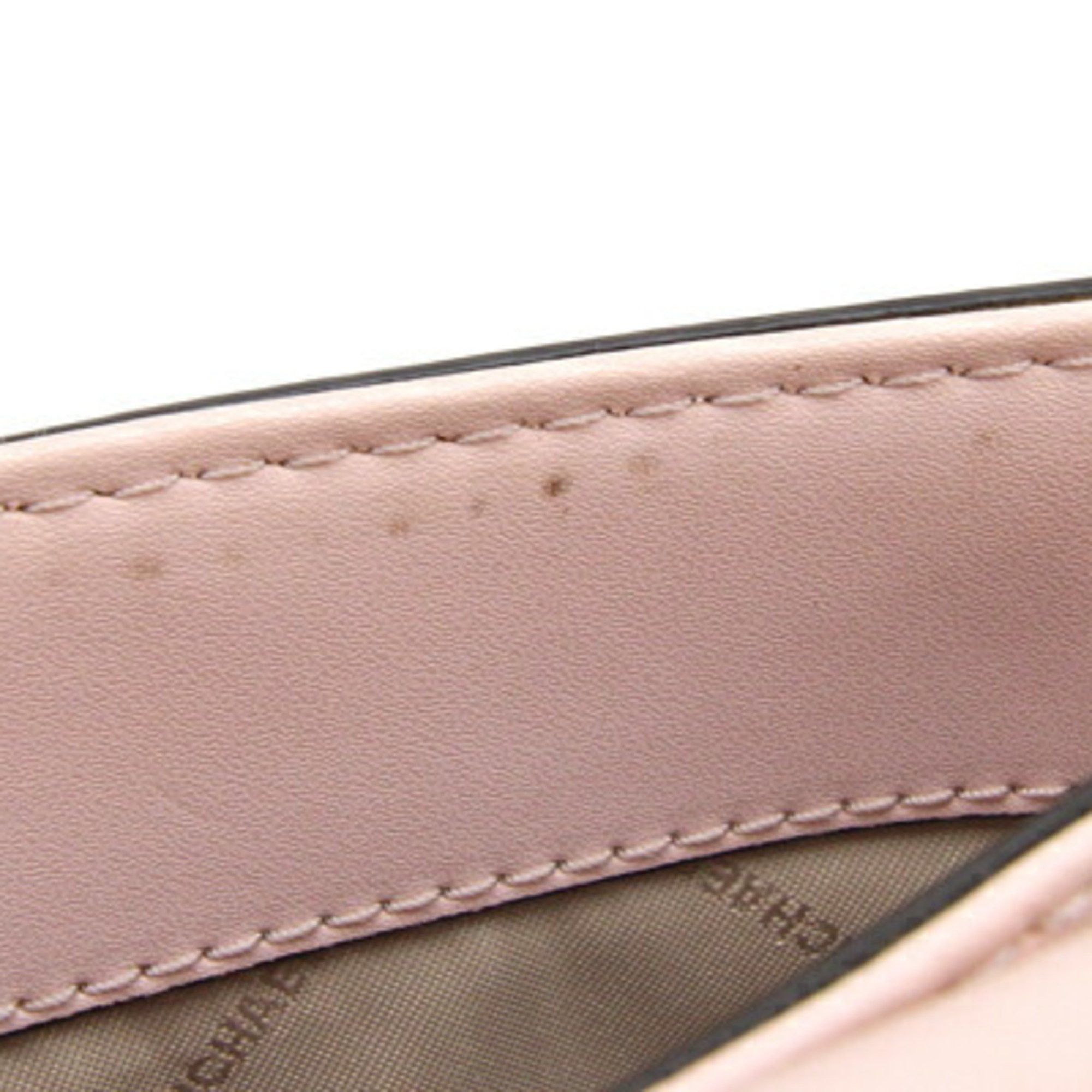 Michael Kors Michael Kors Handbag 35F9GAKS1B Off-White Light Pink PVC Leather Shoulder Bag for Women MICHAEL KORS Size ONE SIZE - 8 Thumbnail