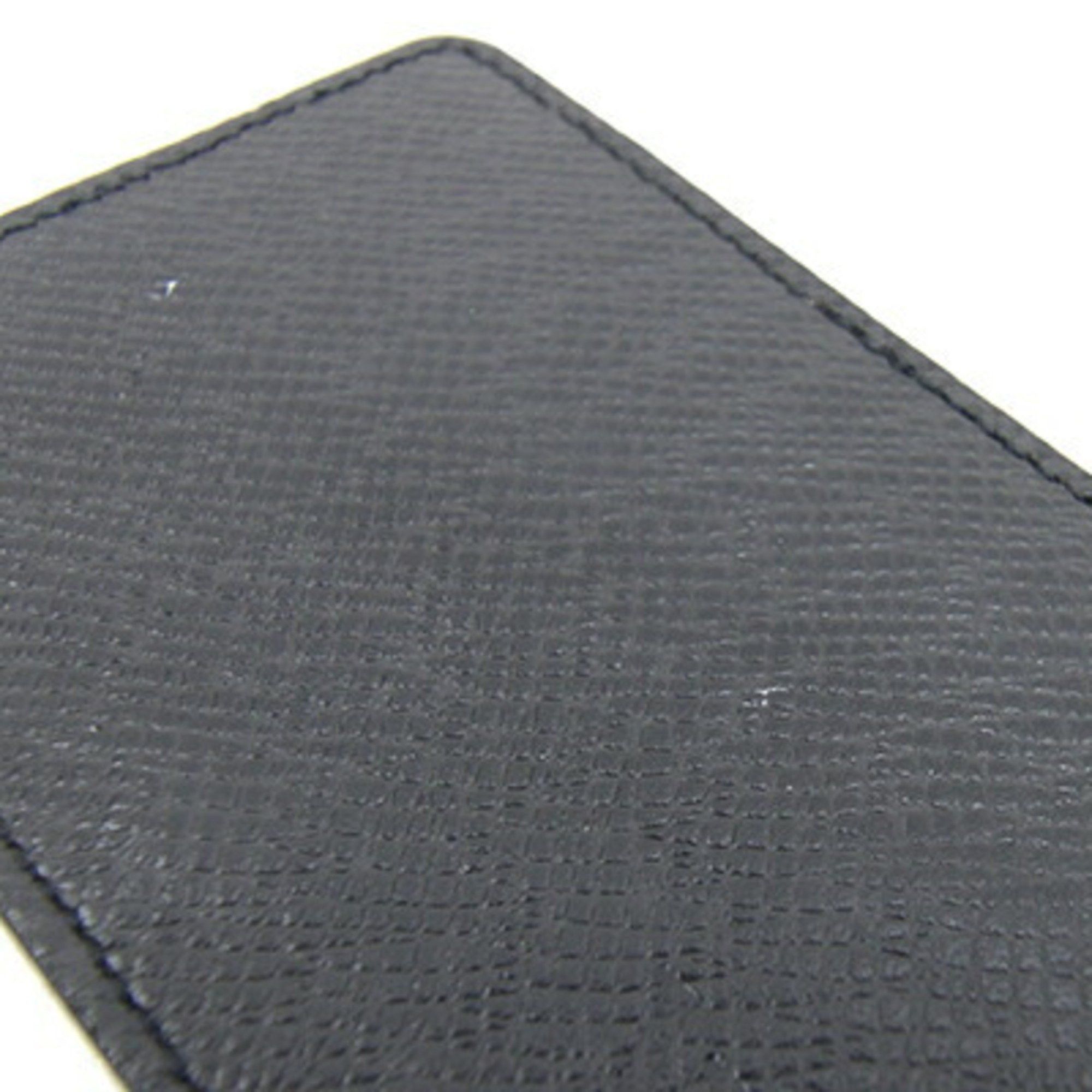 Louis Vuitton Louis Vuitton Coin Case Taiga Purse M30598 Ardoise Wallet Square Black Men's LOUIS VUITTON Size ONE SIZE - 5 Thumbnail