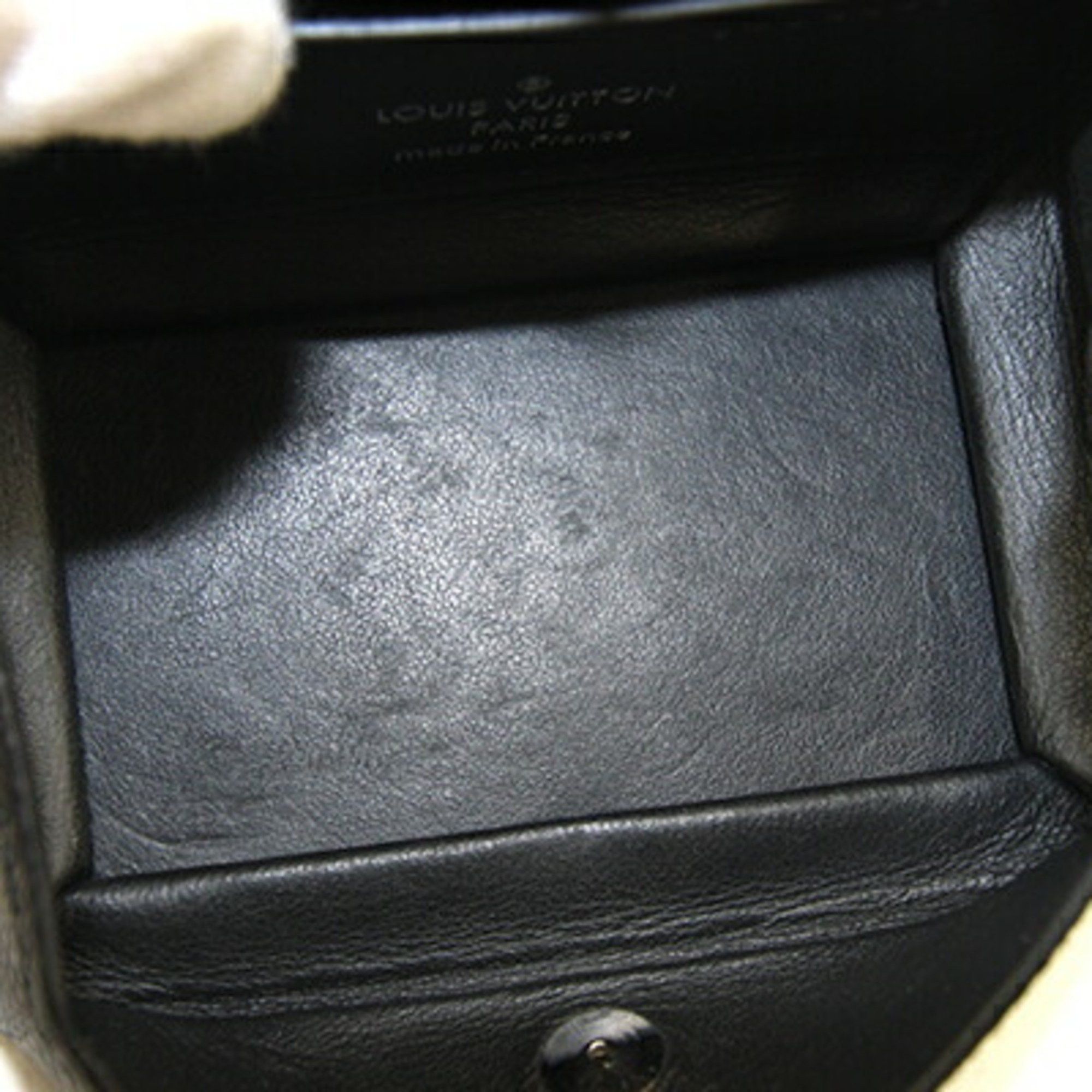 Louis Vuitton Louis Vuitton Coin Case Taiga Purse M30598 Ardoise Wallet Square Black Men's LOUIS VUITTON Size ONE SIZE - 7 Thumbnail