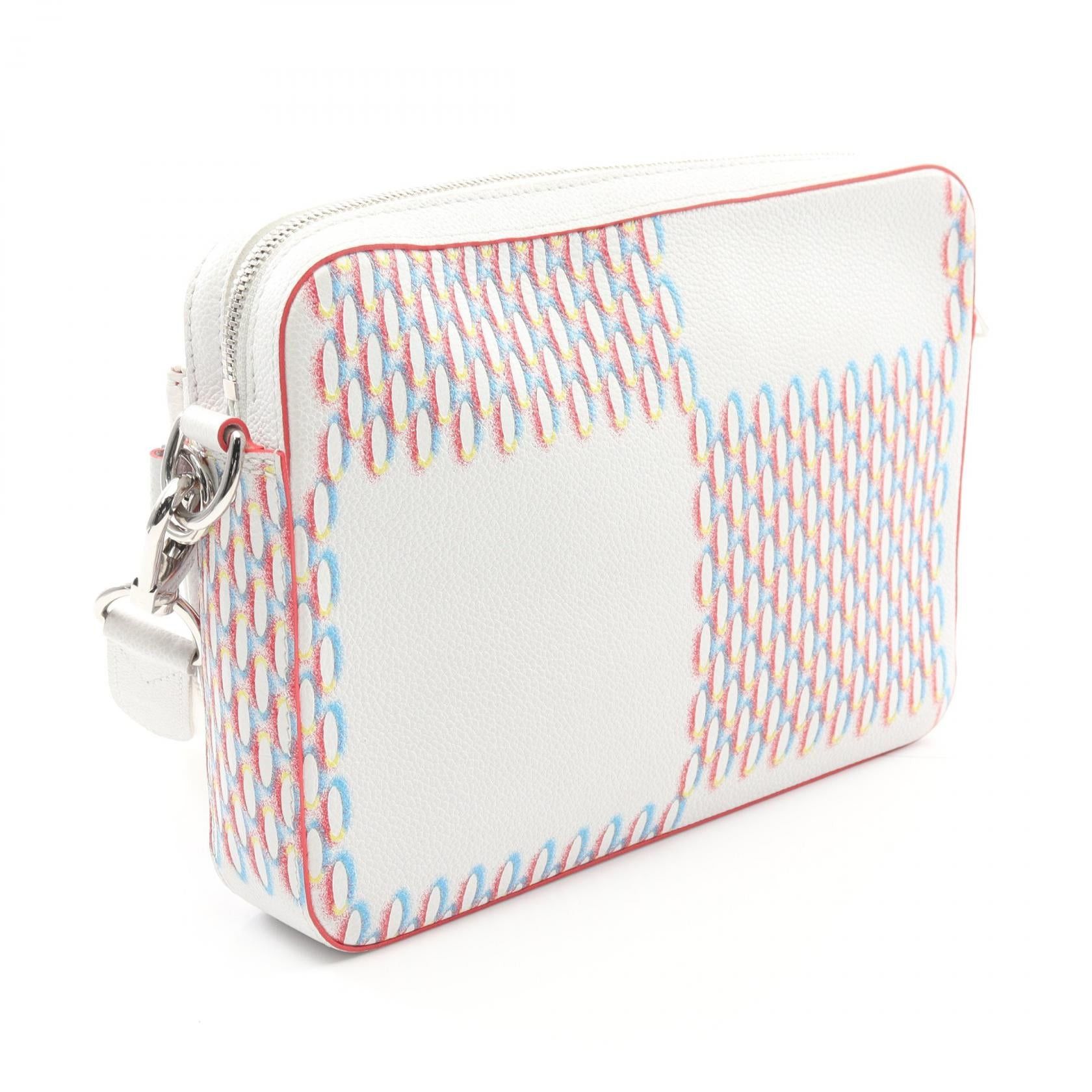 Louis Vuitton Louis Vuitton Trio Messenger Damier Giant Spray Shoulder Bag Leather White Multicolor With Optional Pouch Size ONE SIZE - 2 Thumbnail