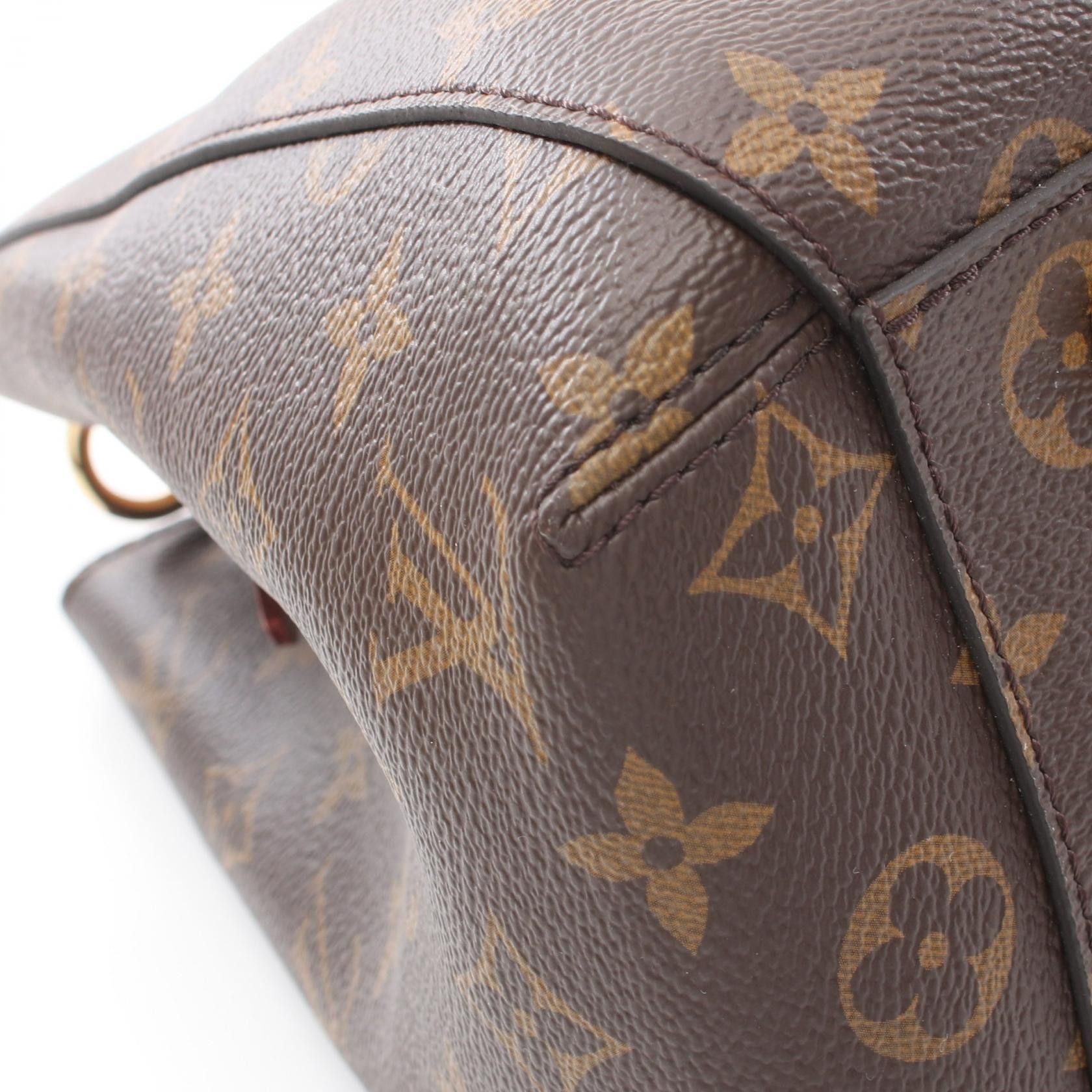 Louis Vuitton Louis Vuitton Montaigne Mm Monogram Handbag Leather Brown Size ONE SIZE - 9 Thumbnail