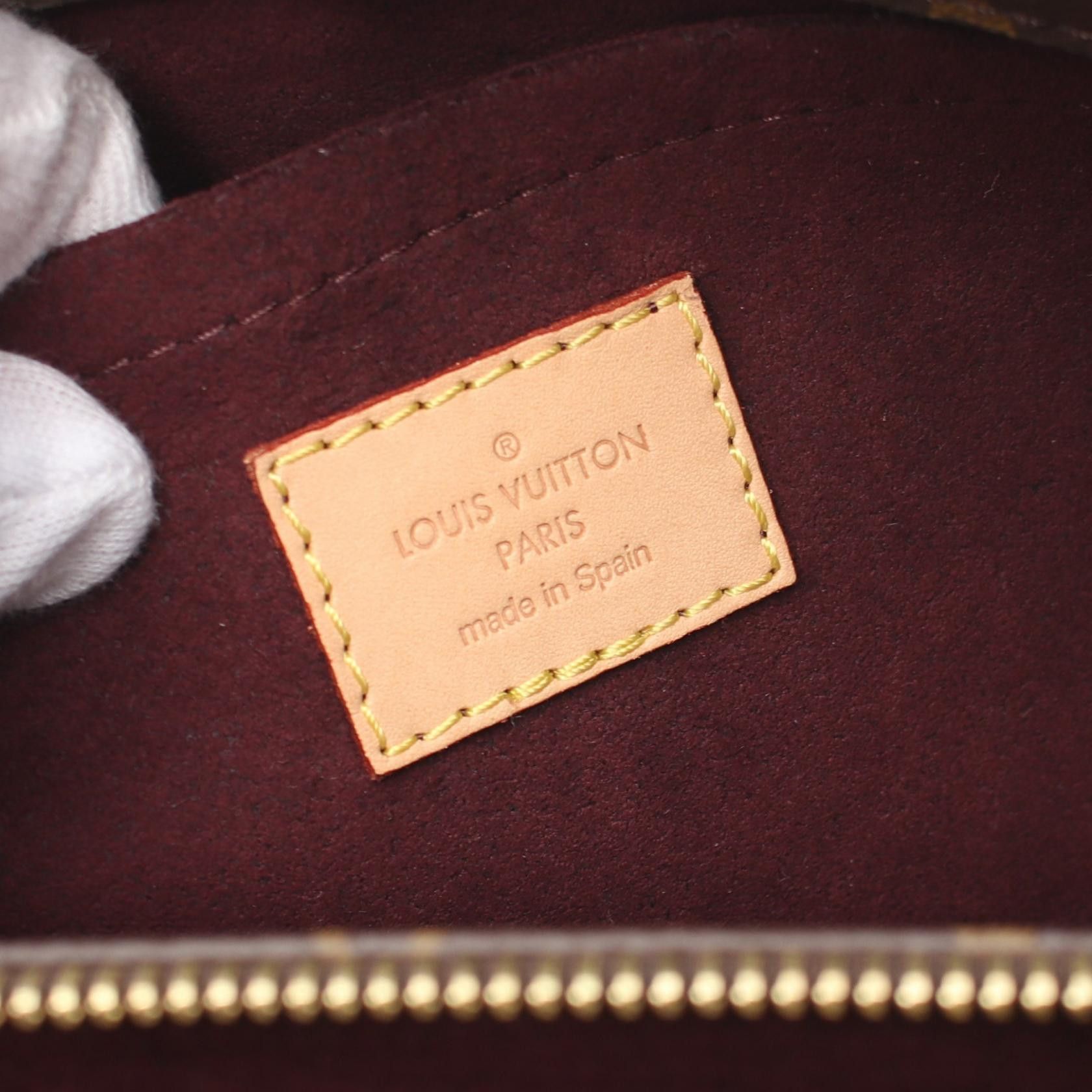 Louis Vuitton Louis Vuitton Montaigne Mm Monogram Handbag Leather Brown Size ONE SIZE - 4 Thumbnail