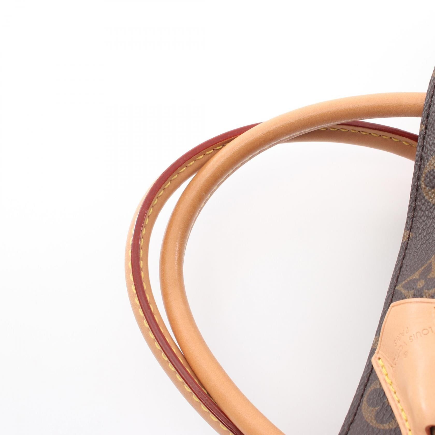 Louis Vuitton Louis Vuitton Montaigne Mm Monogram Handbag Leather Brown Size ONE SIZE - 6 Thumbnail