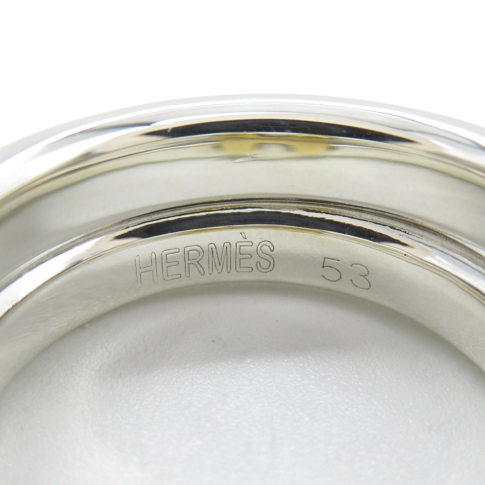 Hermes Hermes Olan Ring 925 Silver K18 (Yellow Gold) Gold Size ONE SIZE - 4 Thumbnail