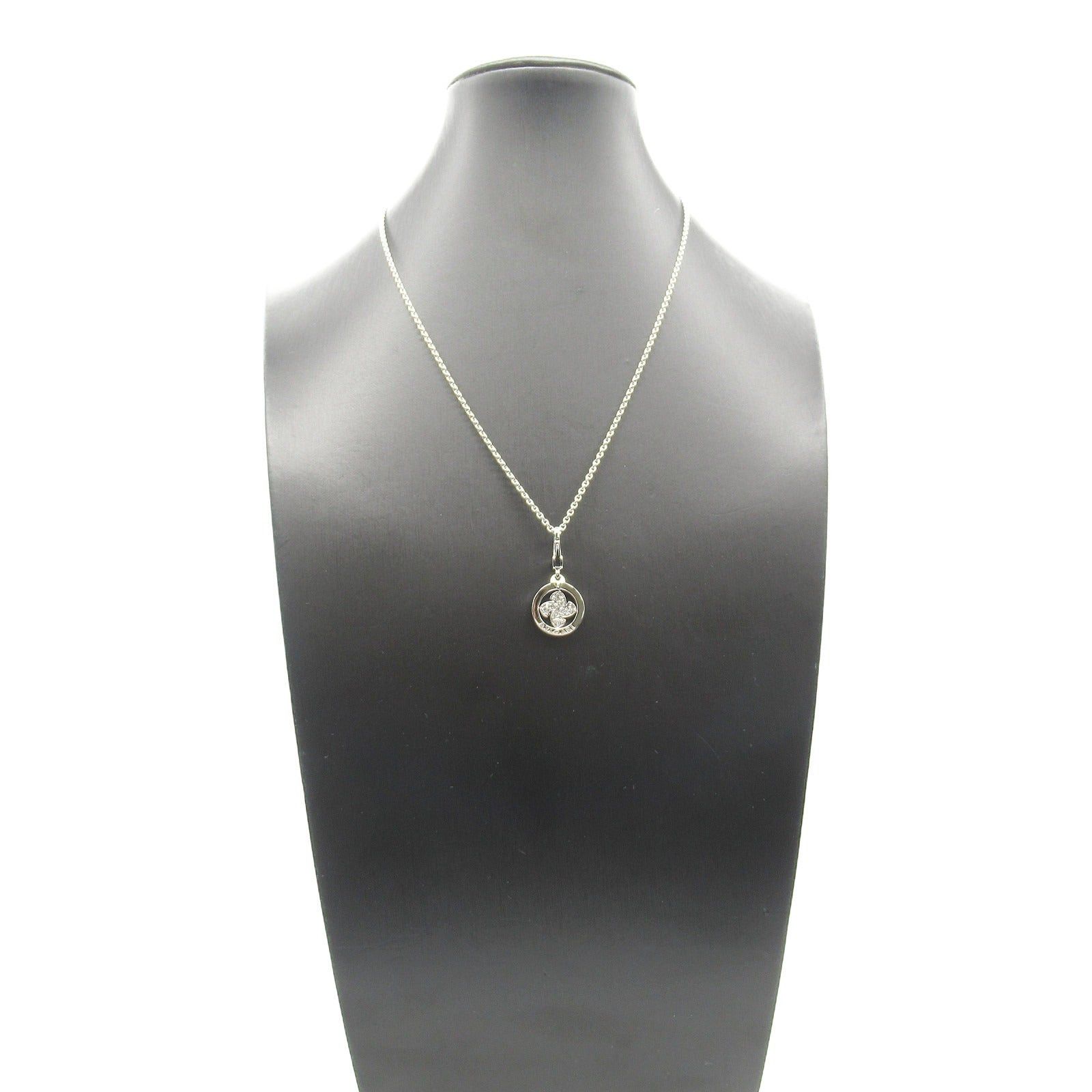 Bvlgari Bvlgari Tondo Windmill Necklace K18Wg (White Gold) Diamond Clear Size ONE SIZE - 7 Thumbnail